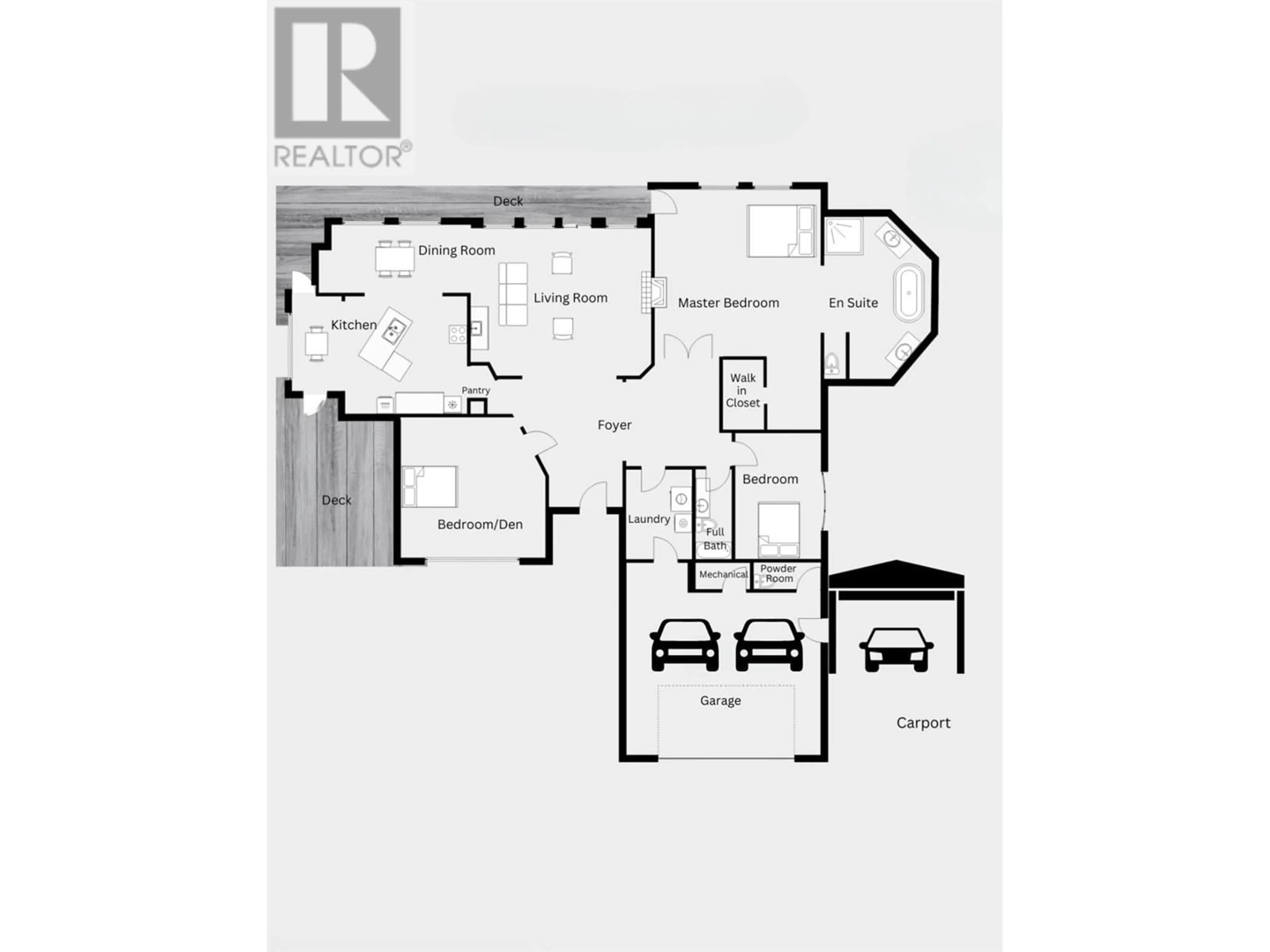 Floor plan for 1111 FOX TREE Road, Lister British Columbia V0B1G2