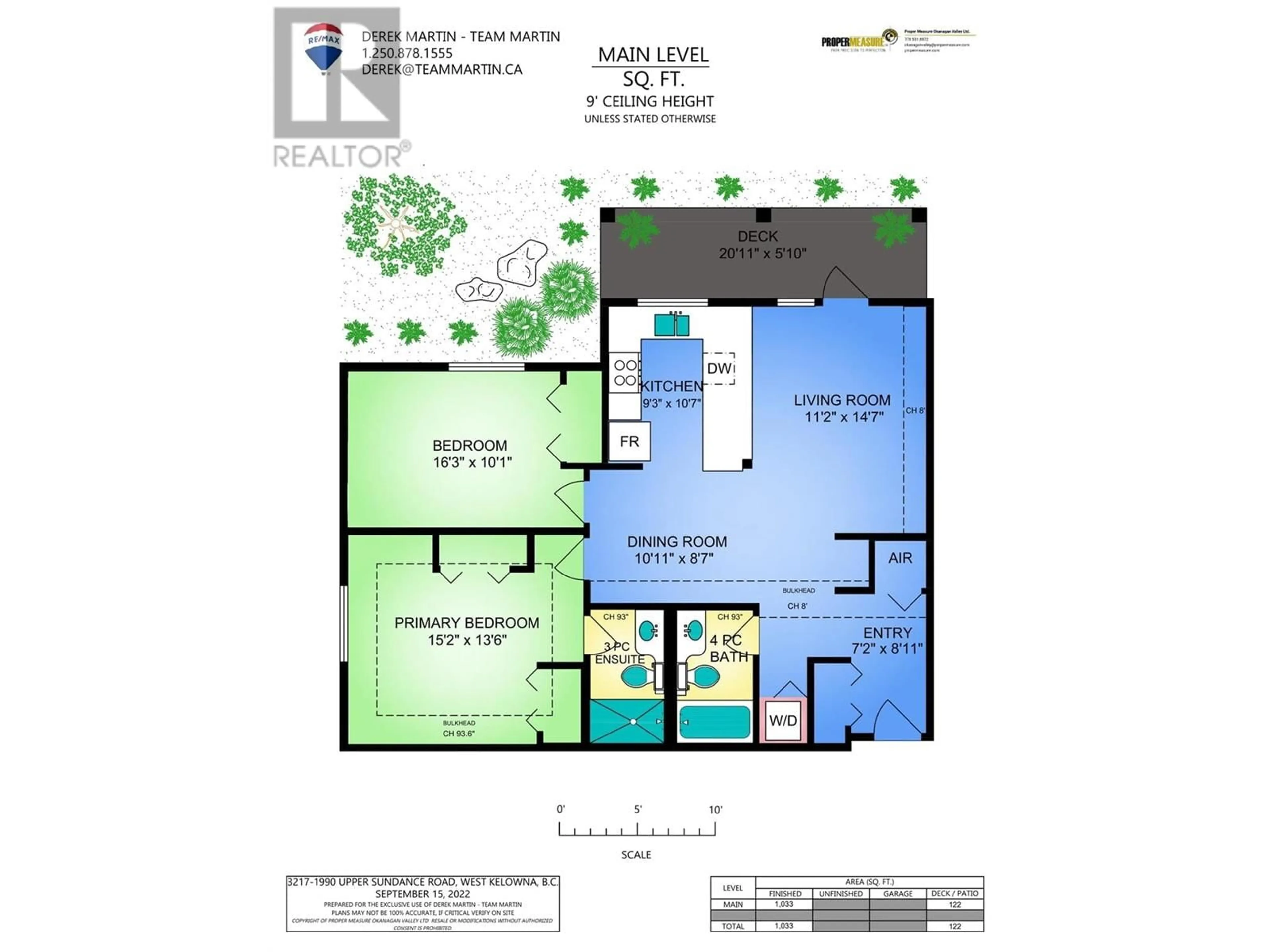 Floor plan for 3217 - 1990 UPPER SUNDANCE DRIVE, West Kelowna British Columbia V4T3E7