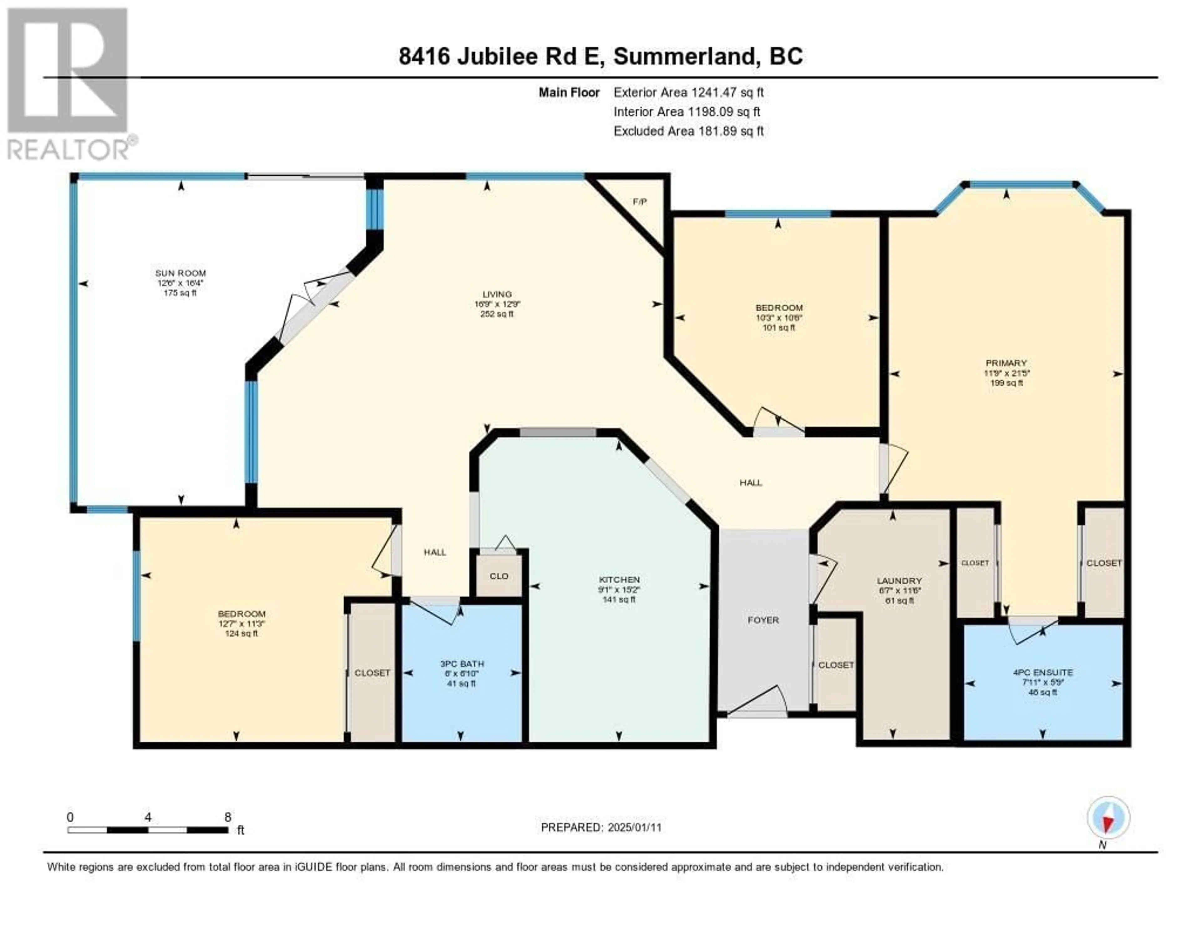 Floor plan for 8416 Jubilee Road E Unit# 104, Summerland British Columbia V0H1Z5