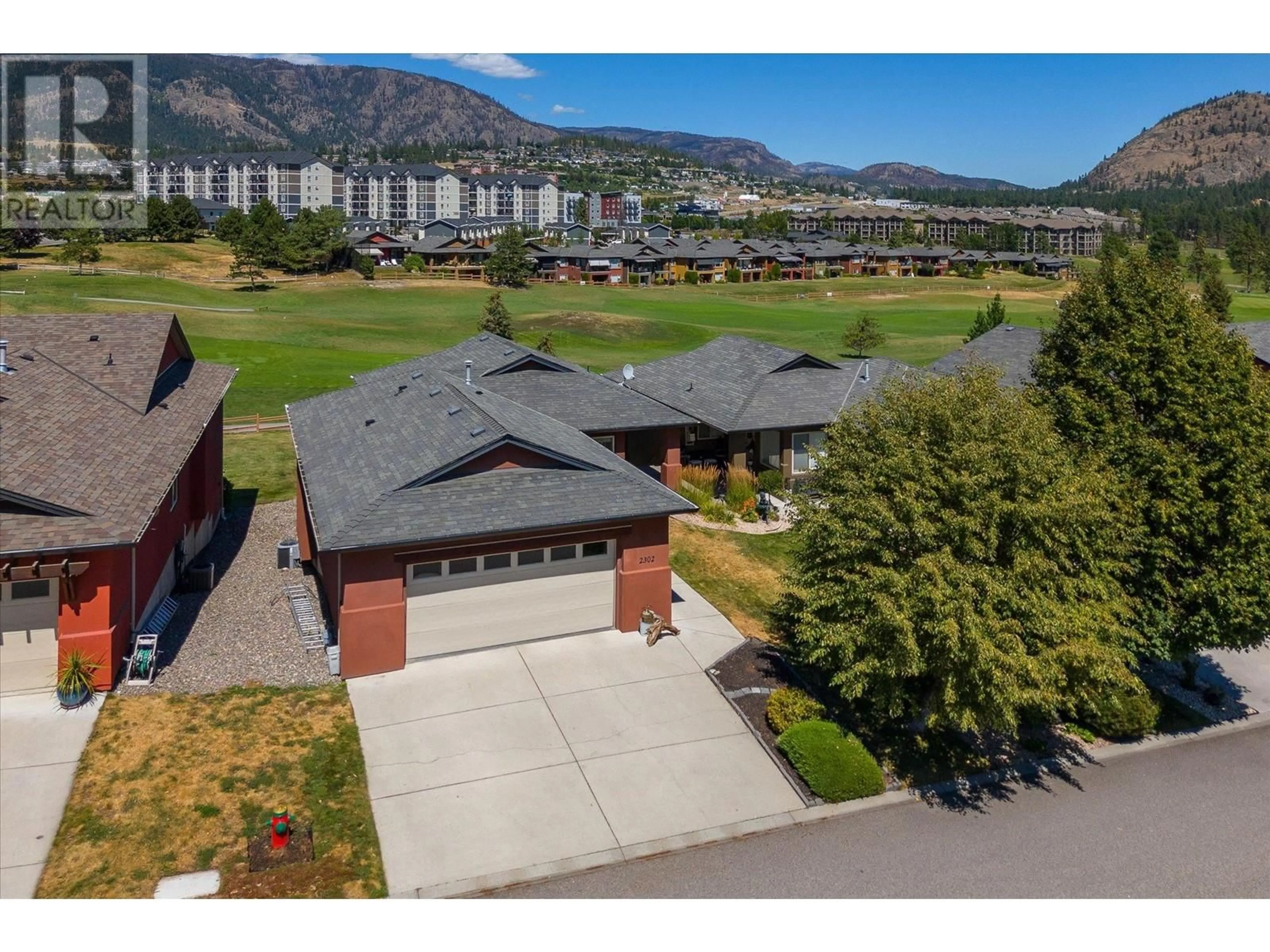 A pic from outside/outdoor area/front of a property/back of a property/a pic from drone, mountain view for 2302 PINE VISTA PLACE, West Kelowna British Columbia V4T2Y1