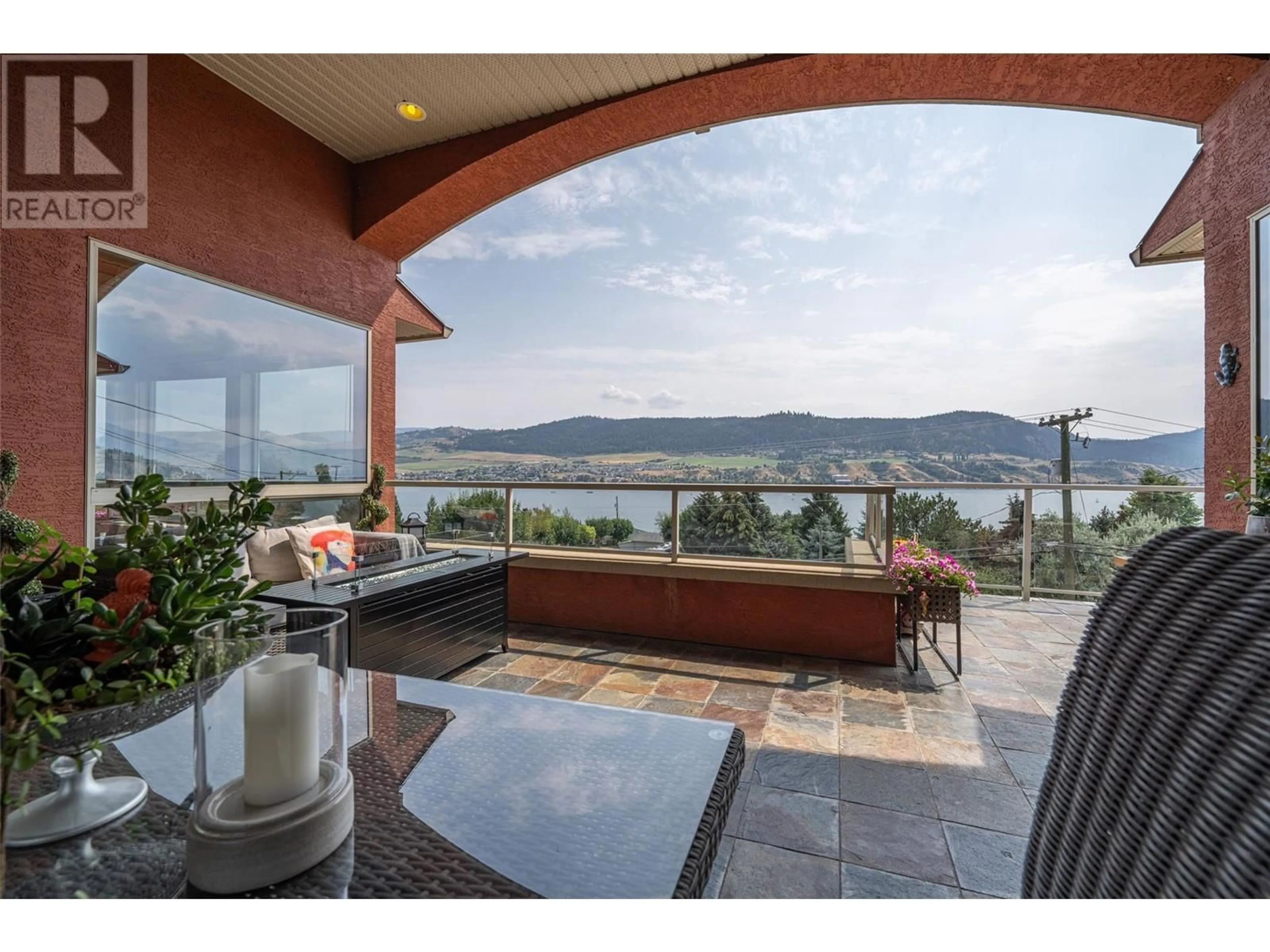 Patio, water/lake/river/ocean view for 7551 Tronson Road, Vernon British Columbia V1H1C4