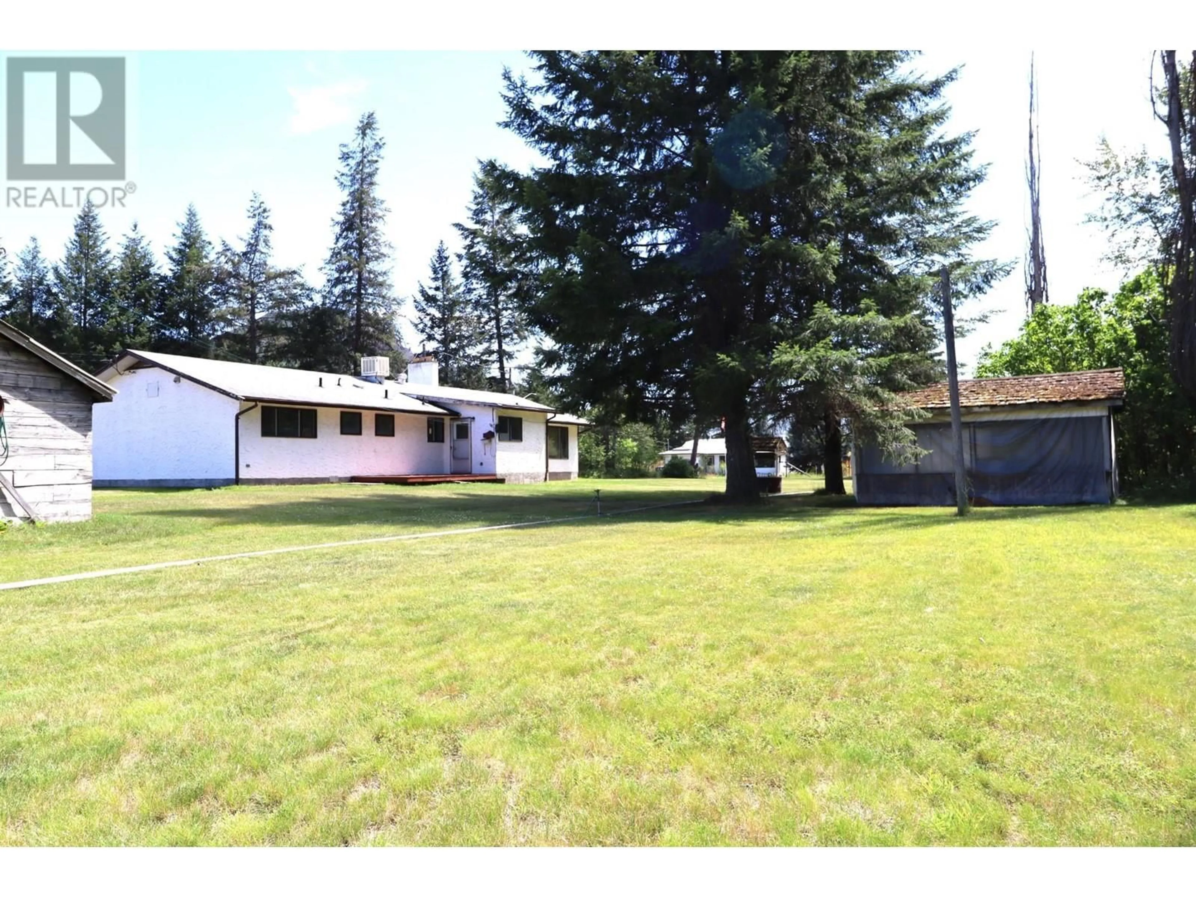 A pic from outside/outdoor area/front of a property/back of a property/a pic from drone, mountain view for 461 BARKLEY Road, Barriere British Columbia V0E1E0