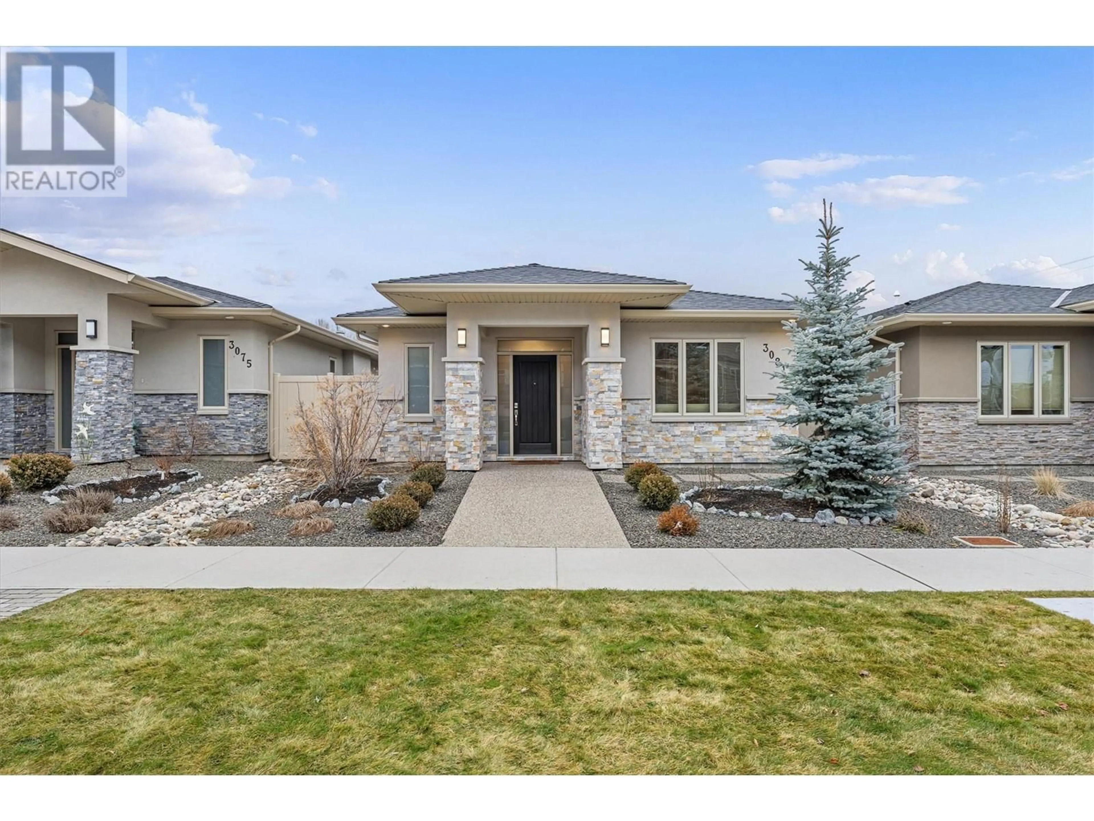 Home with brick exterior material, street for 3081 Burtch Road, Kelowna British Columbia V1W5M9