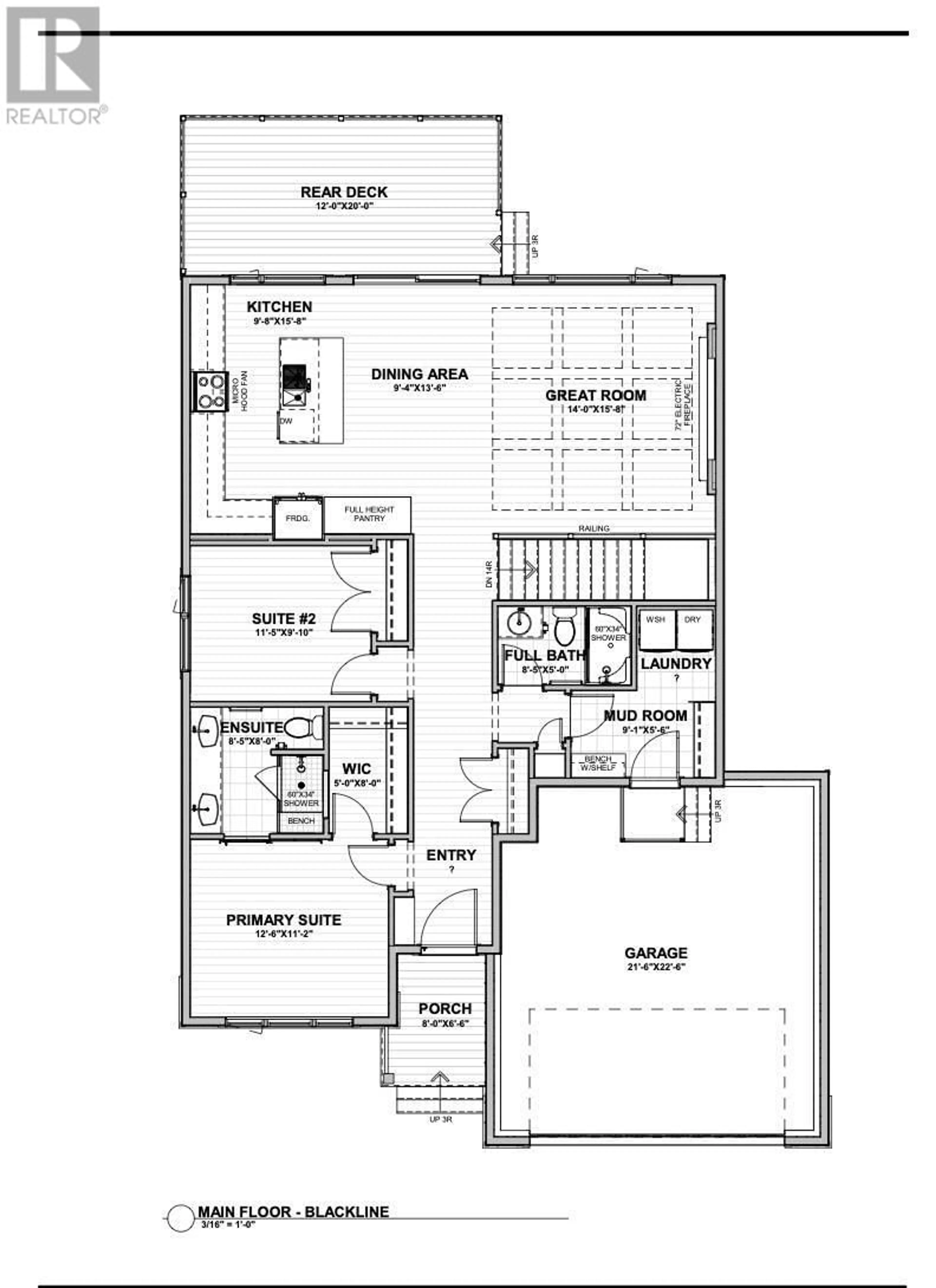 Floor plan for Lot 13 FOXWOOD Trail, Windermere British Columbia V0B2L2