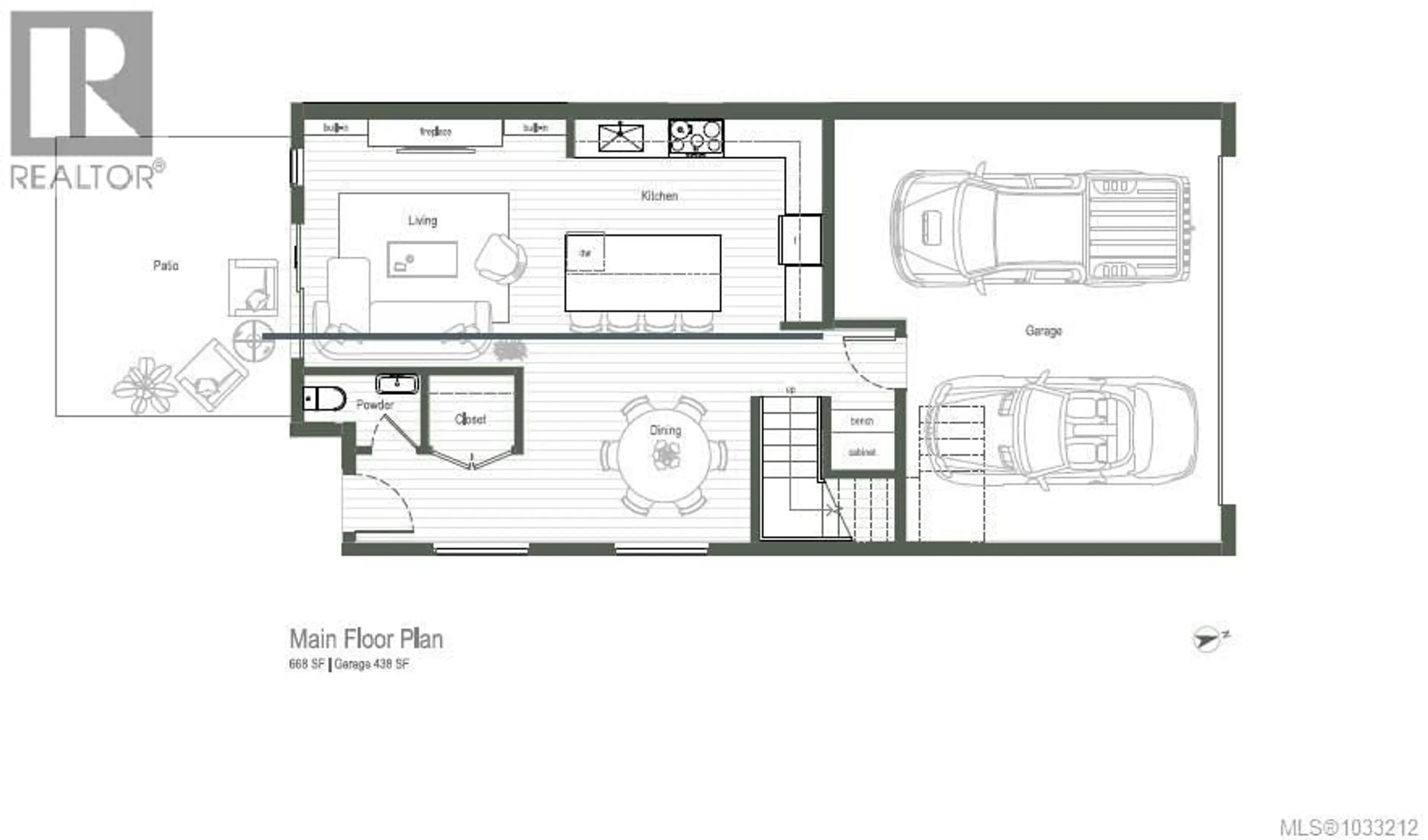 Floor plan for 1 - 1118 MUNRO STREET, Esquimalt British Columbia V9A5P1