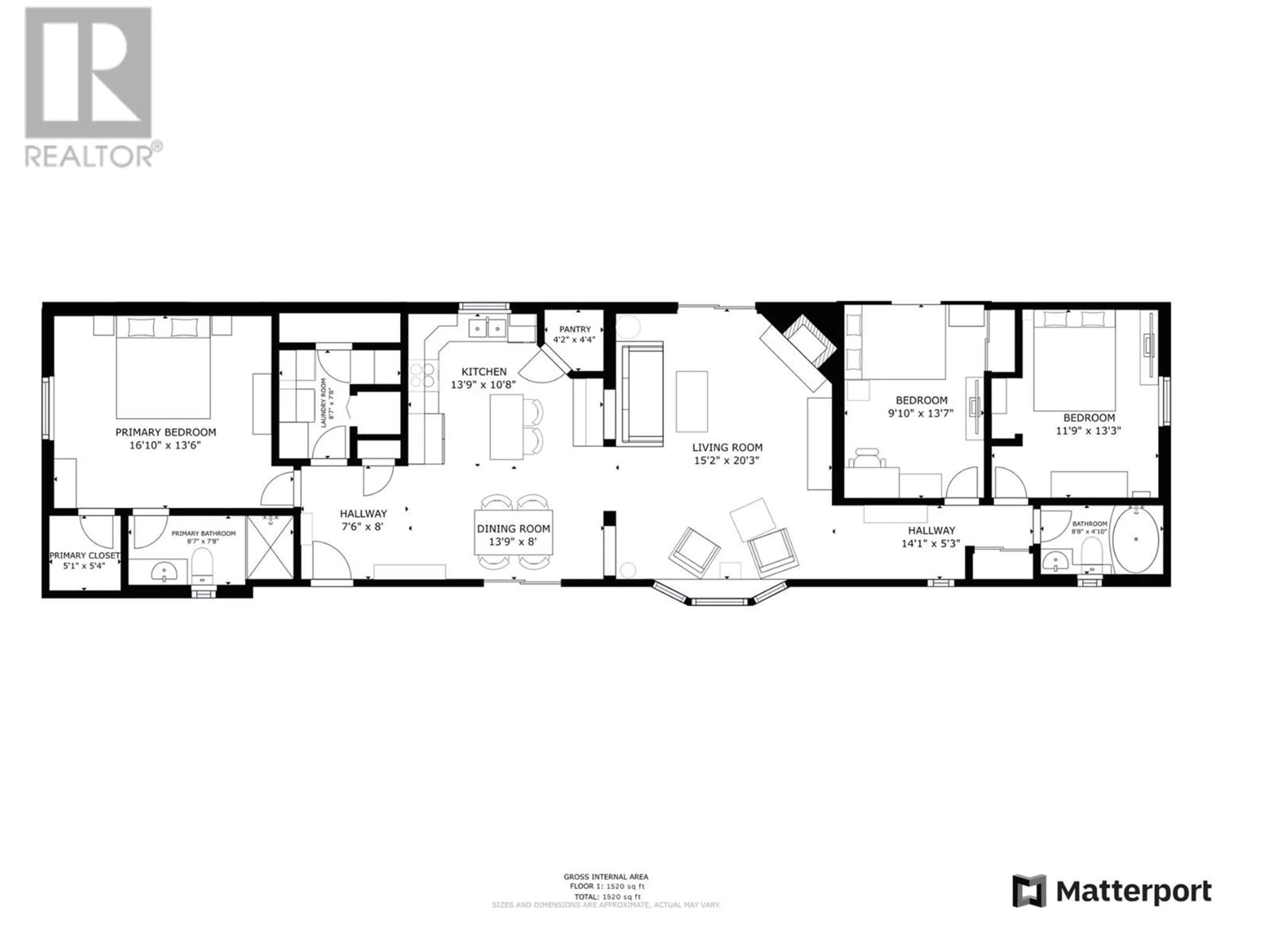 Floor plan for 4882 ALDER Crescent, Wasa British Columbia V0B2K0