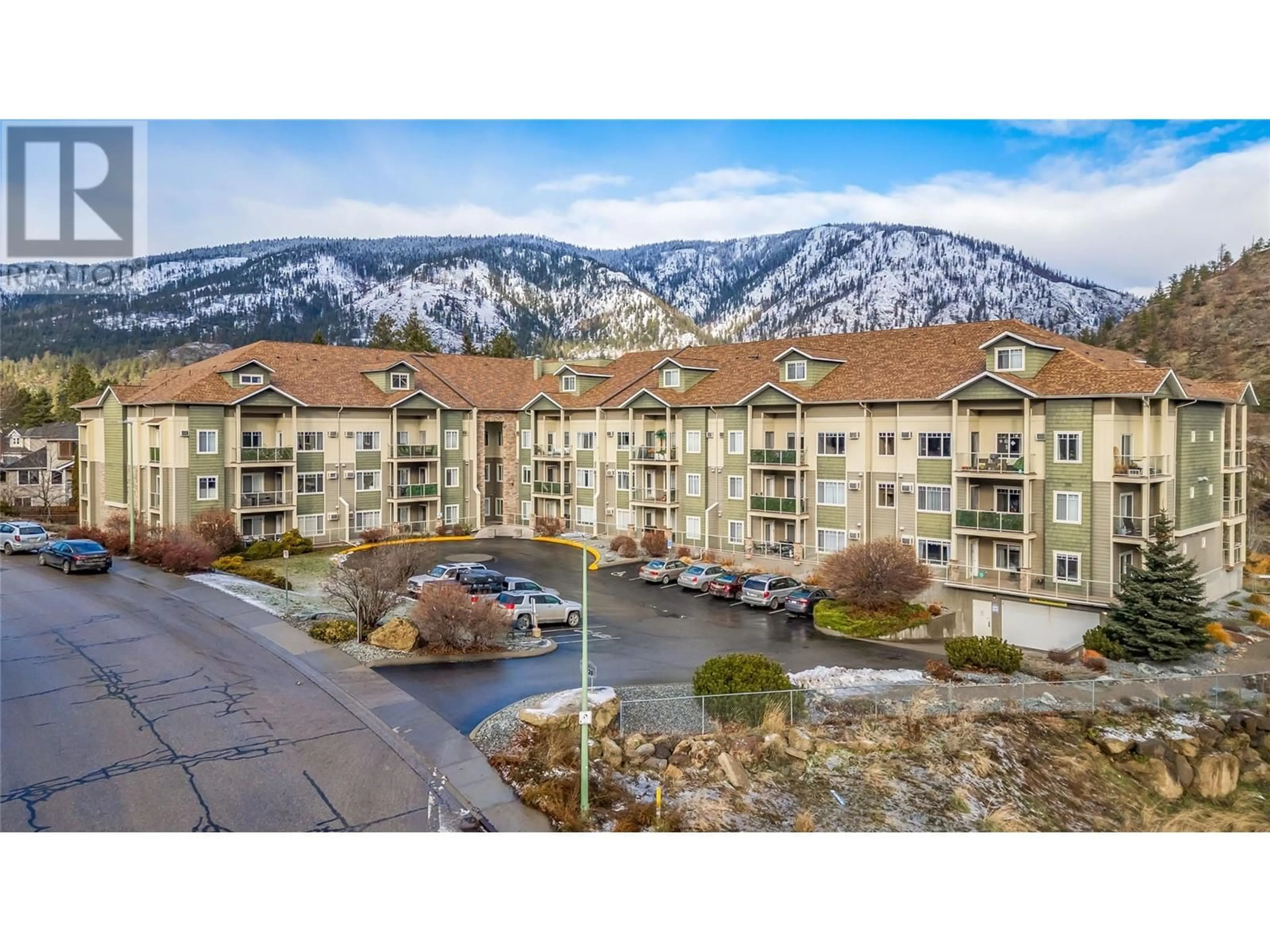 A pic from outside/outdoor area/front of a property/back of a property/a pic from drone, mountain view for 2120 Shannon Ridge Drive Unit# 111, West Kelowna British Columbia V4T2Z3