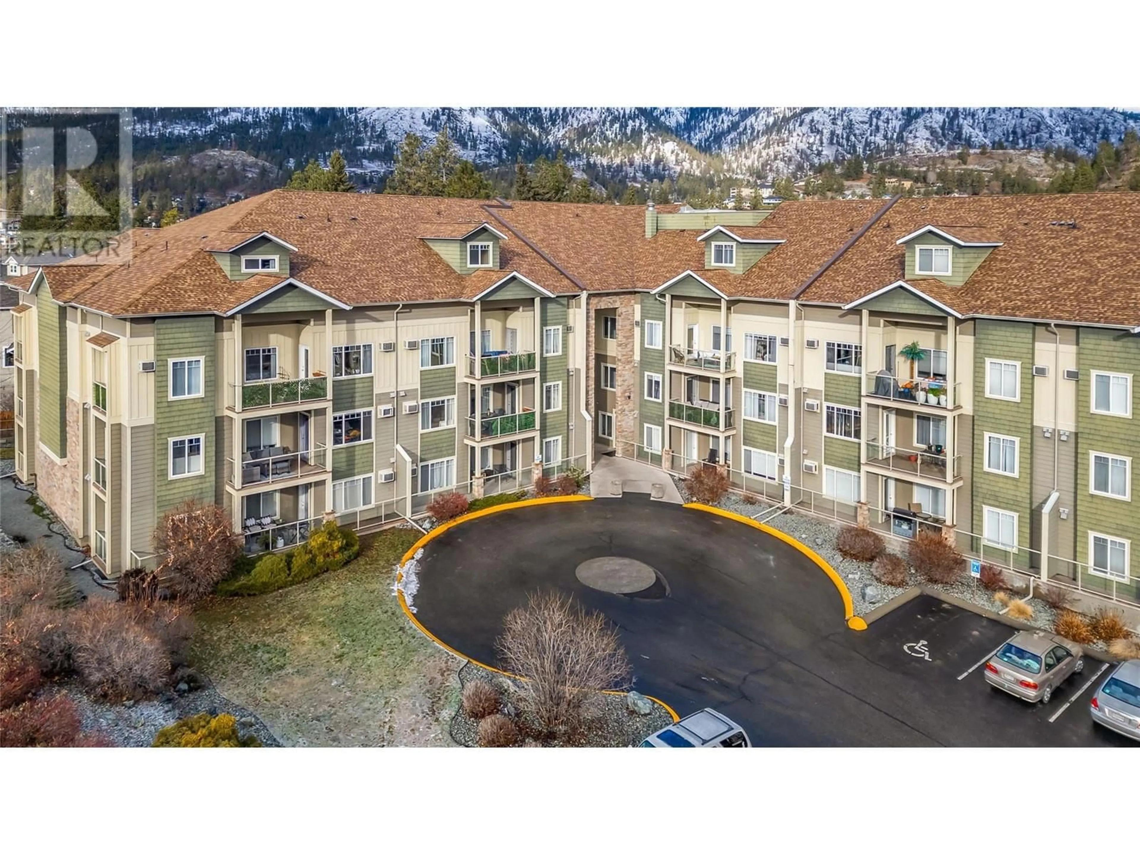 A pic from outside/outdoor area/front of a property/back of a property/a pic from drone, mountain view for 2120 Shannon Ridge Drive Unit# 111, West Kelowna British Columbia V4T2Z3