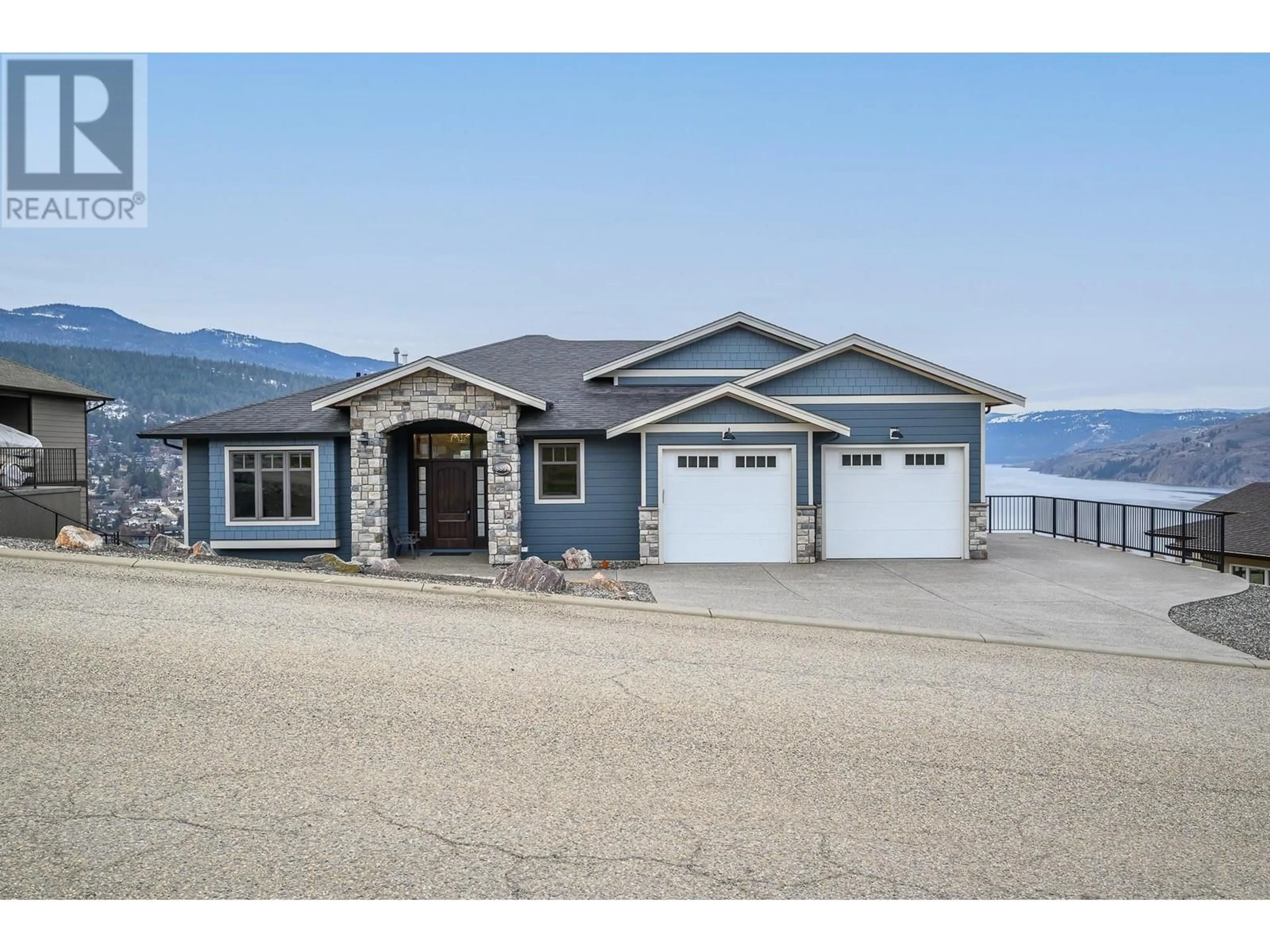 Home with vinyl exterior material, unknown for 8891 Braeburn Drive, Coldstream British Columbia V1B3W8