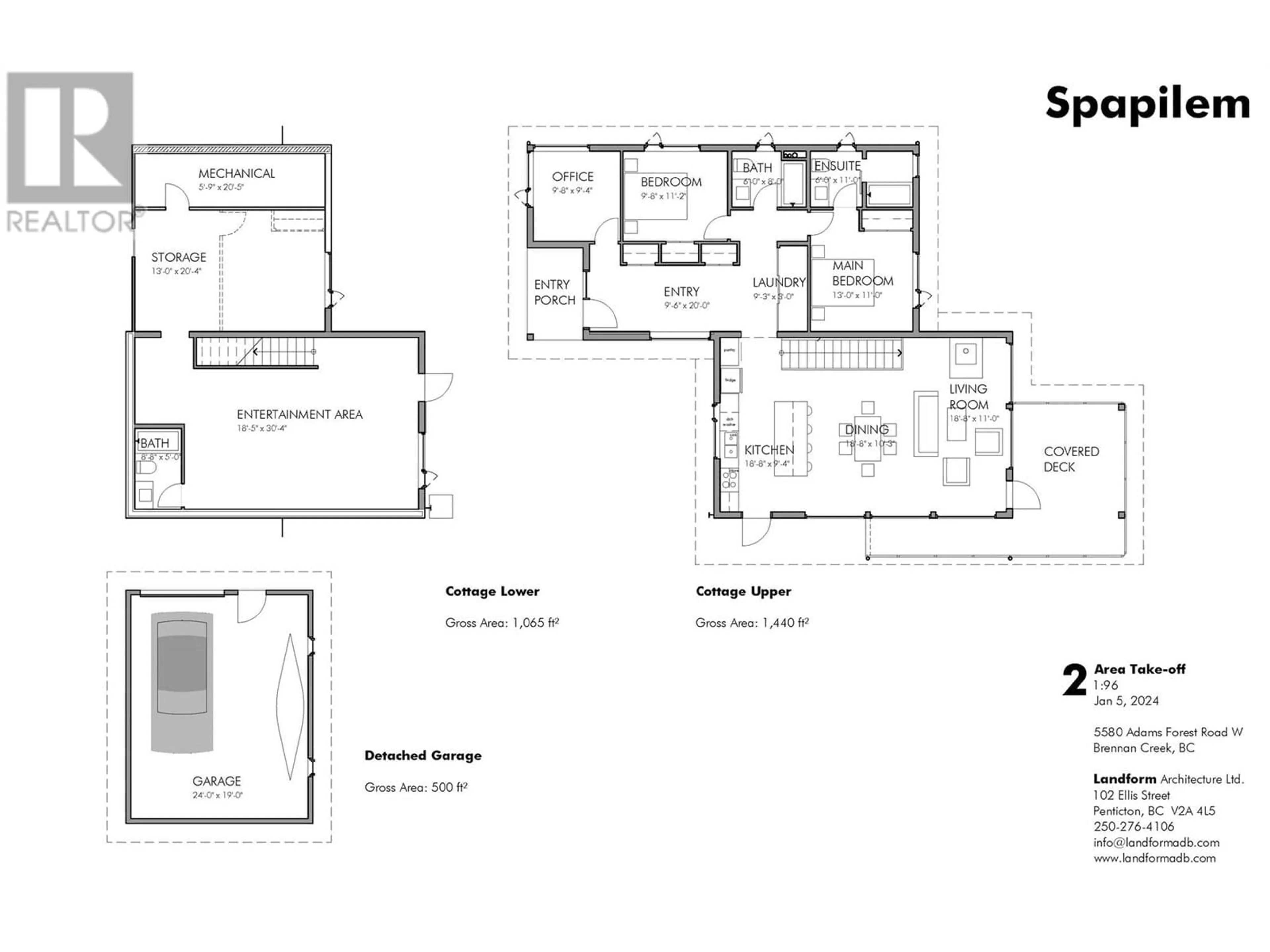 Floor plan for LOT 6 - 5600 ADAMS WEST FS ROAD, Adams Lake British Columbia V2E1L3