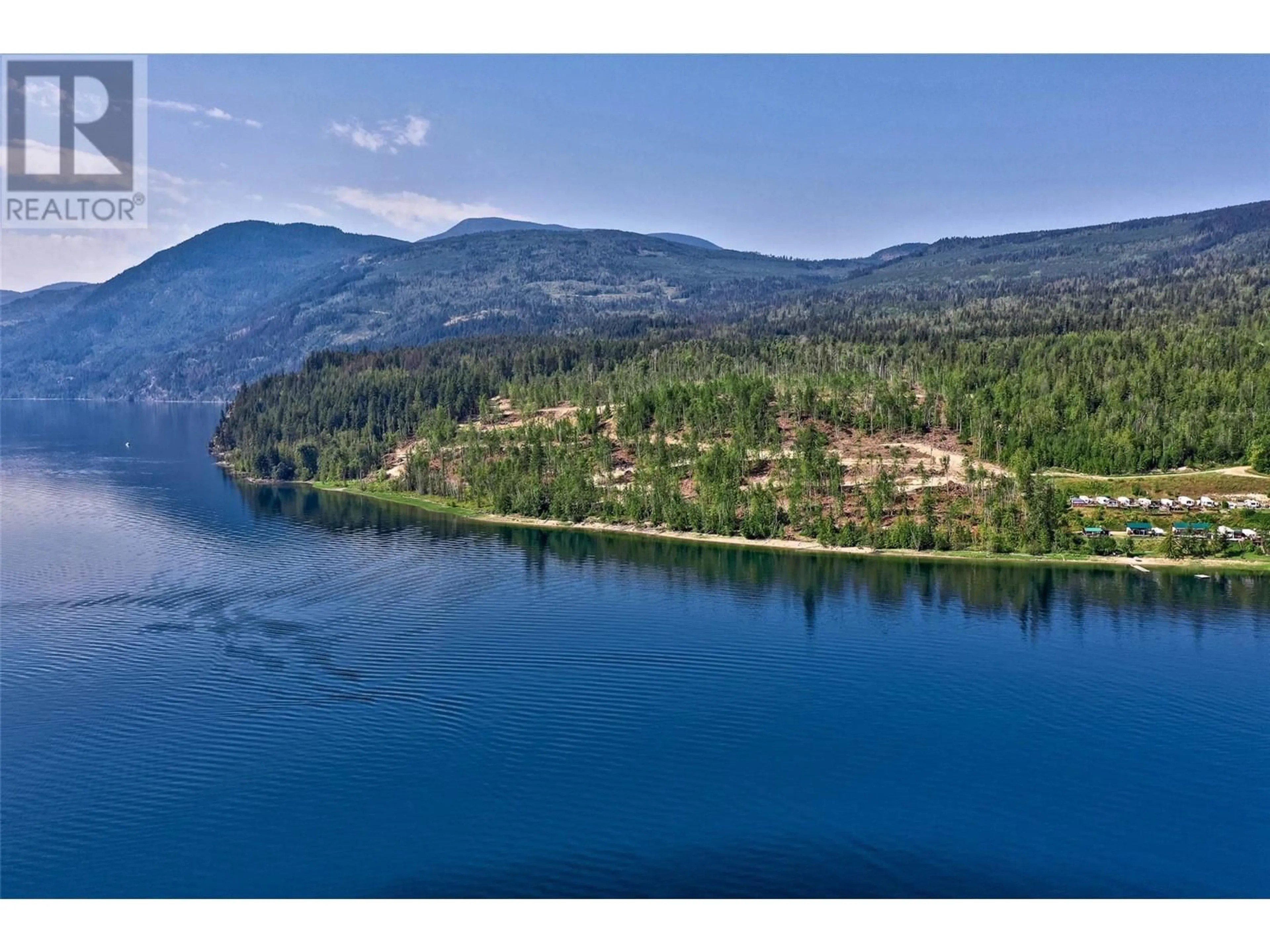 A pic from outside/outdoor area/front of a property/back of a property/a pic from drone, water/lake/river/ocean view for Lot 10 - 5600 ADAMS LAKE WEST FS ROAD, Adams Lake British Columbia V0E2E0