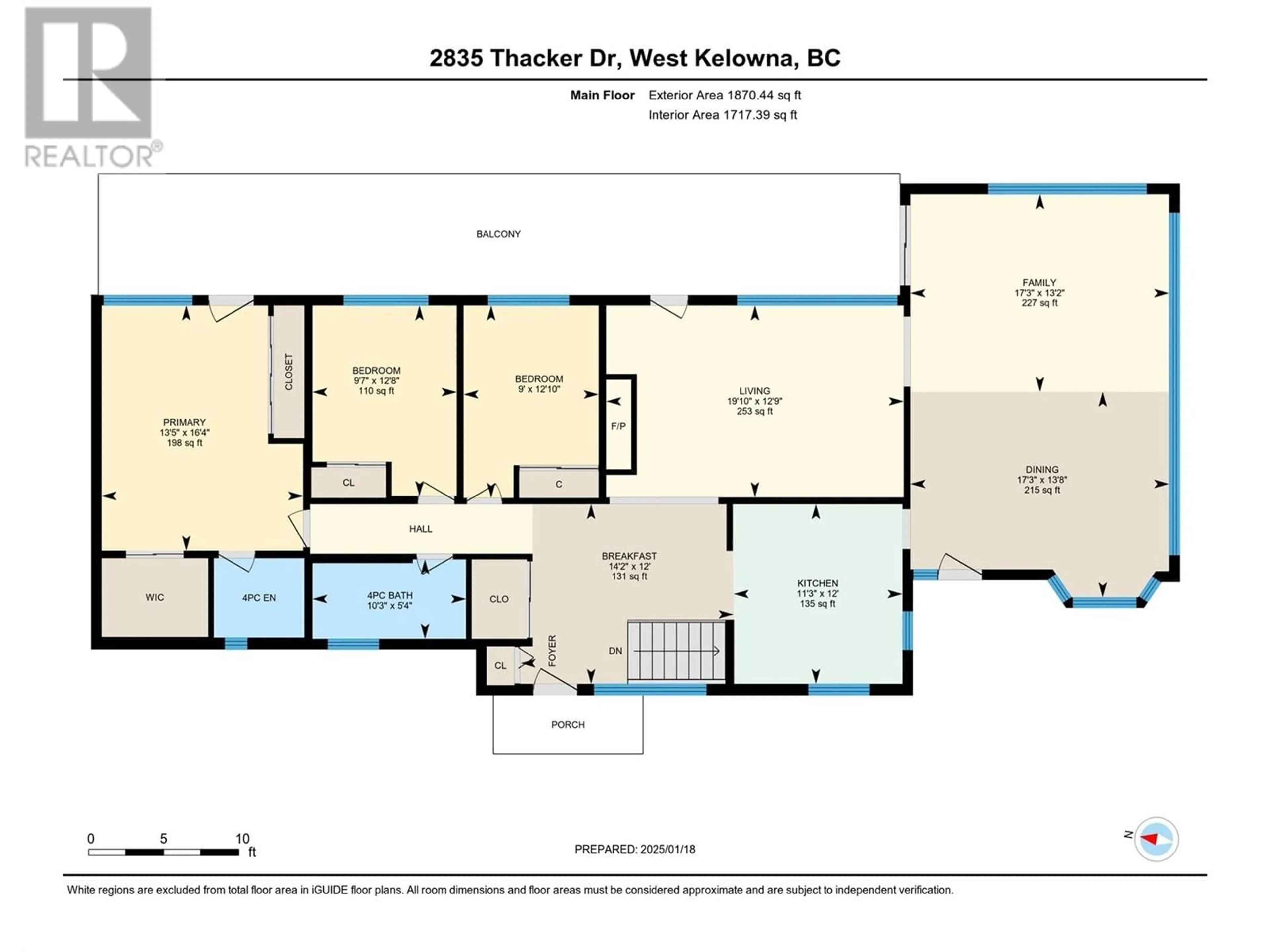 Floor plan for 2835 THACKER DRIVE, West Kelowna British Columbia V1Z1W7