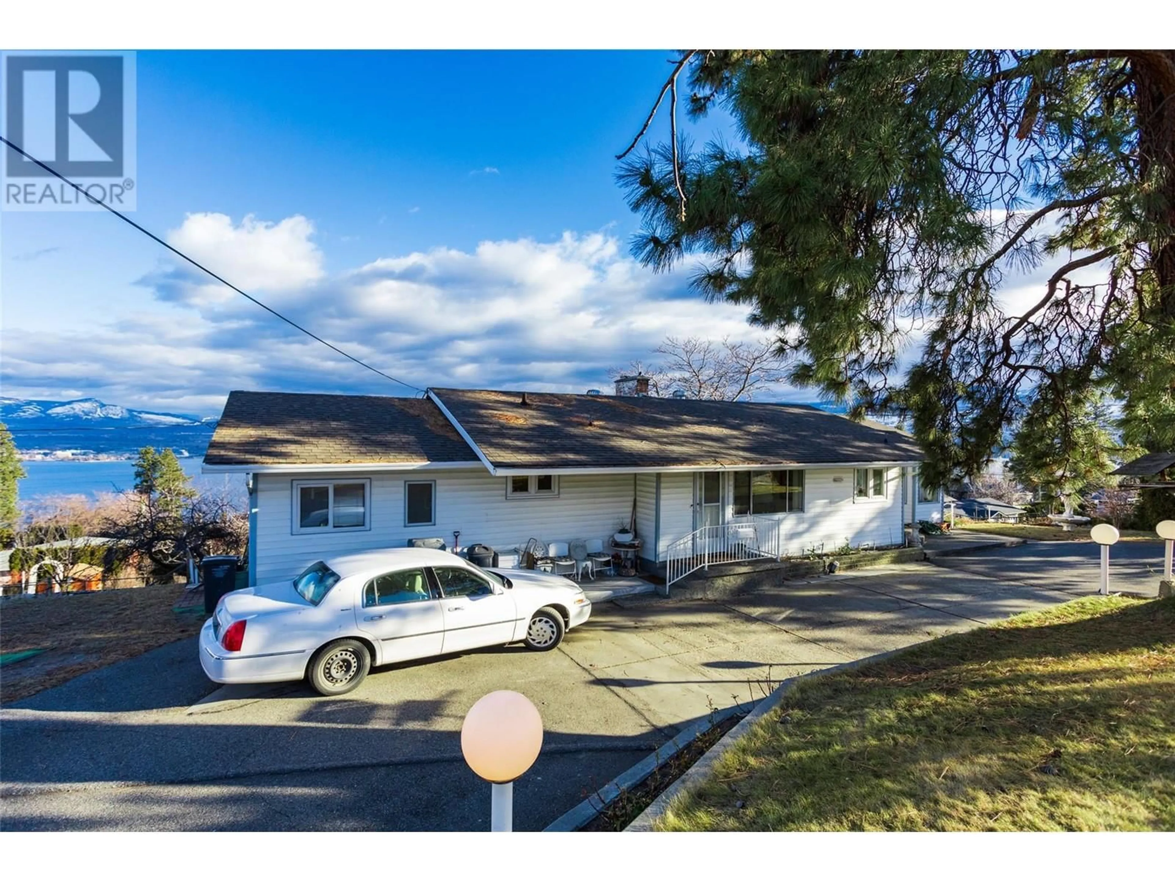 A pic from outside/outdoor area/front of a property/back of a property/a pic from drone, street for 2835 Thacker Drive Lot# 1, West Kelowna British Columbia V1Z1W7