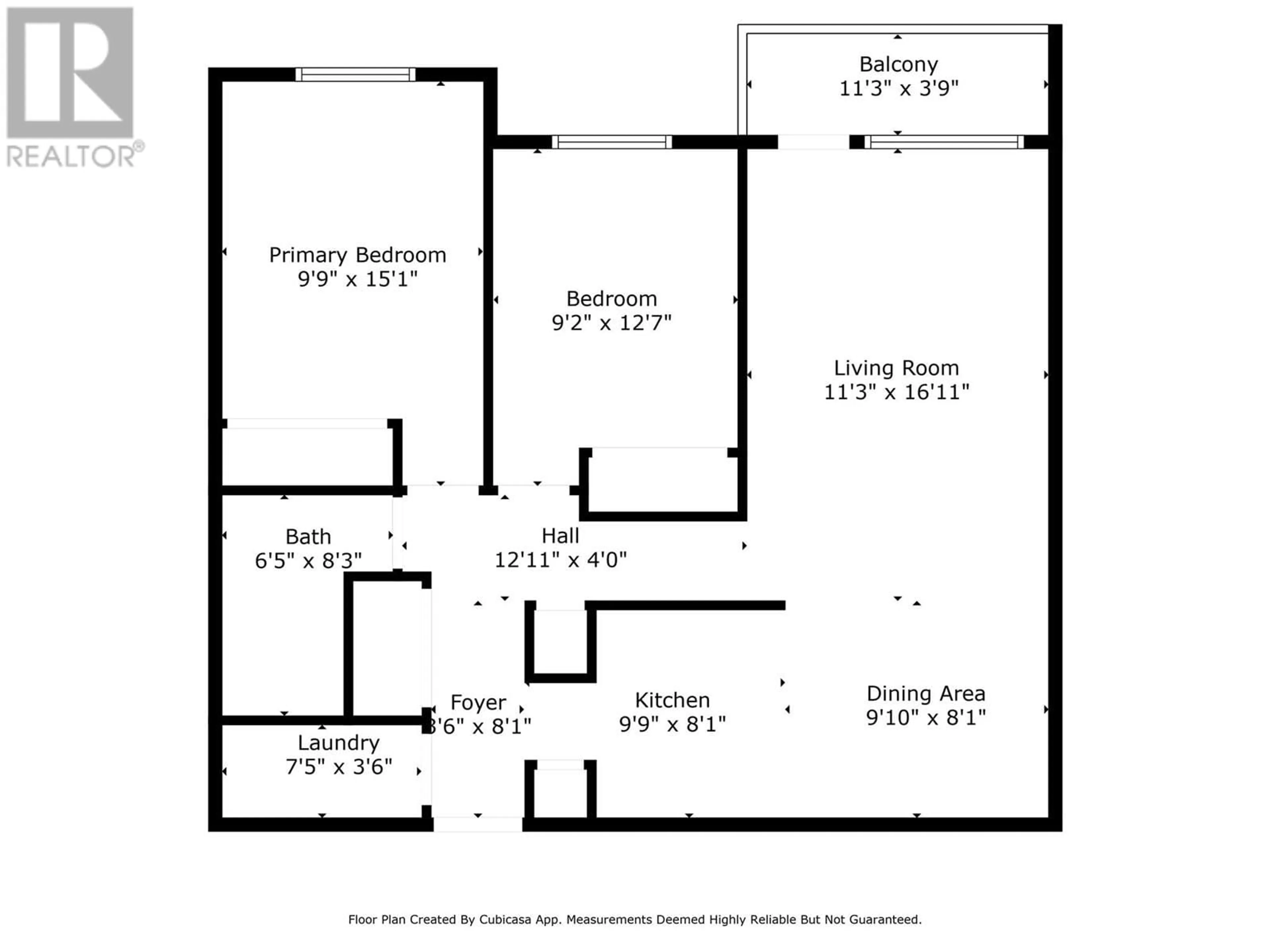 Floor plan for 1299 PONDEROSA Drive Unit# 404A, Sparwood British Columbia V0B2G2