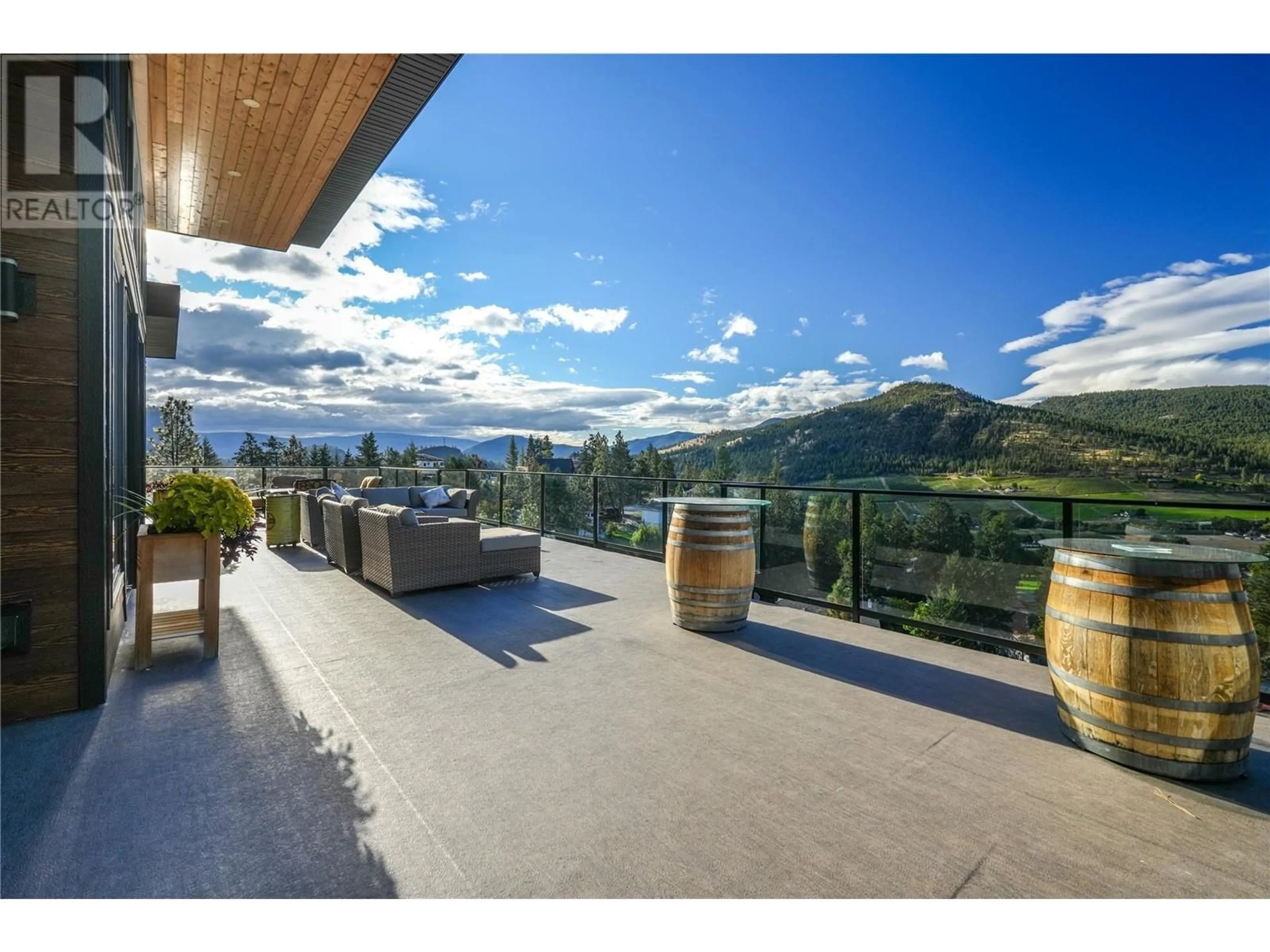 Patio, mountain view for 13710 Summergate Drive, Summerland British Columbia V0H1Z8