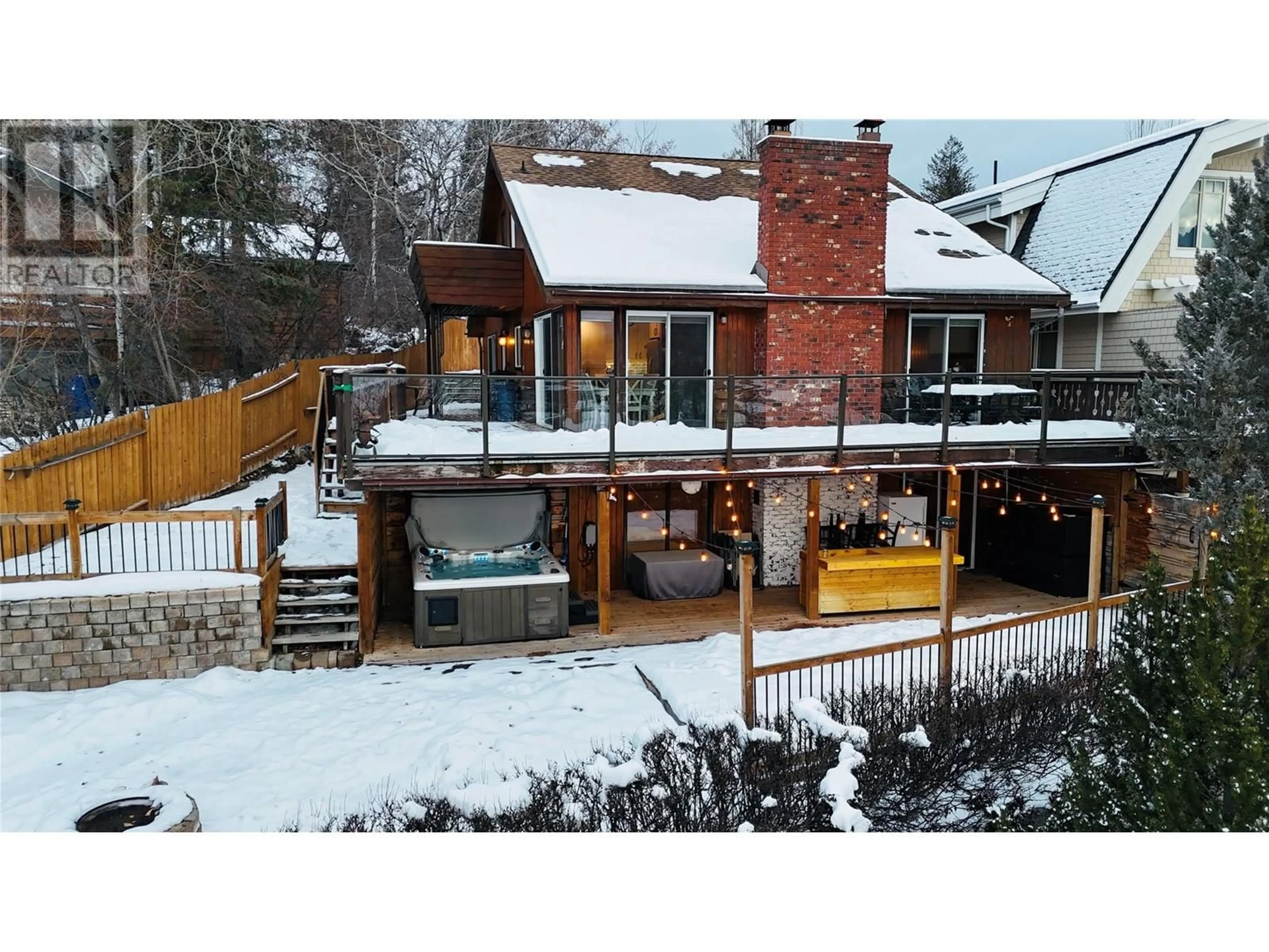 A pic from outside/outdoor area/front of a property/back of a property/a pic from drone, street for 1380 Terra Vista Road, Windermere British Columbia V0B2L2