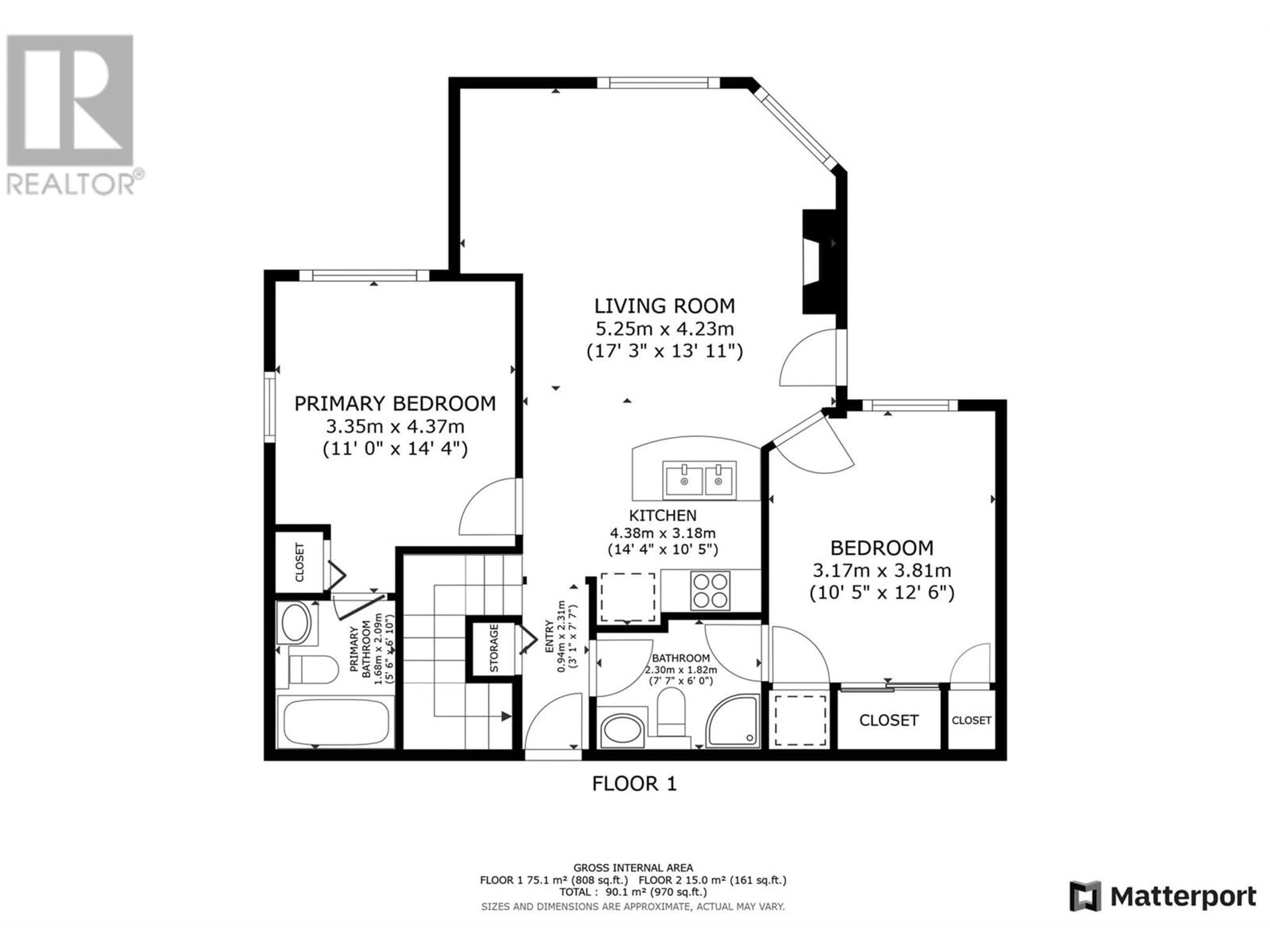 Floor plan for 541 - 4559 TIMBERLINE CRESCENT, Fernie British Columbia V0B1M6