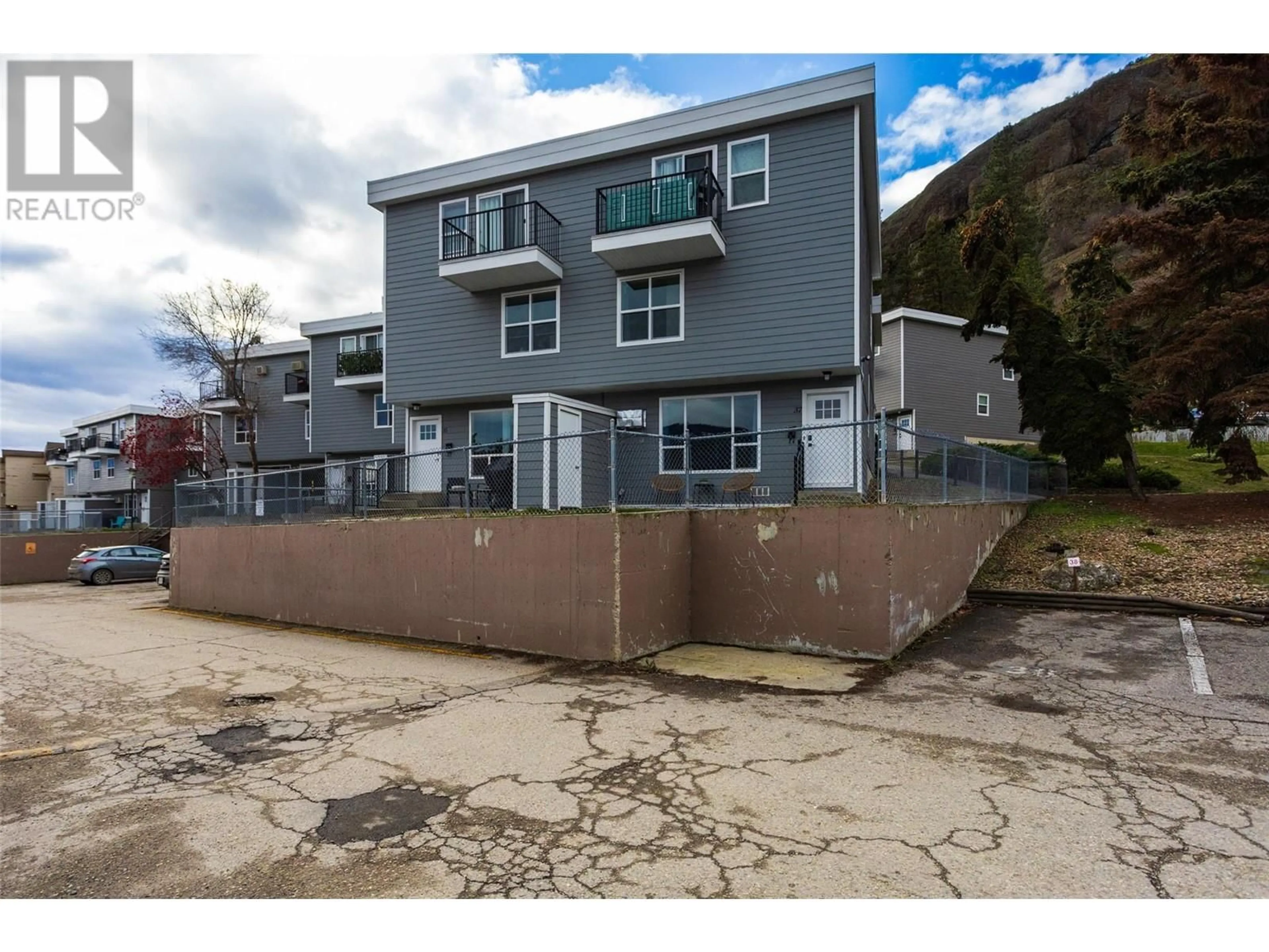 A pic from outside/outdoor area/front of a property/back of a property/a pic from drone, unknown for 3800 40 Avenue Unit# 37, Vernon British Columbia V1T6S3