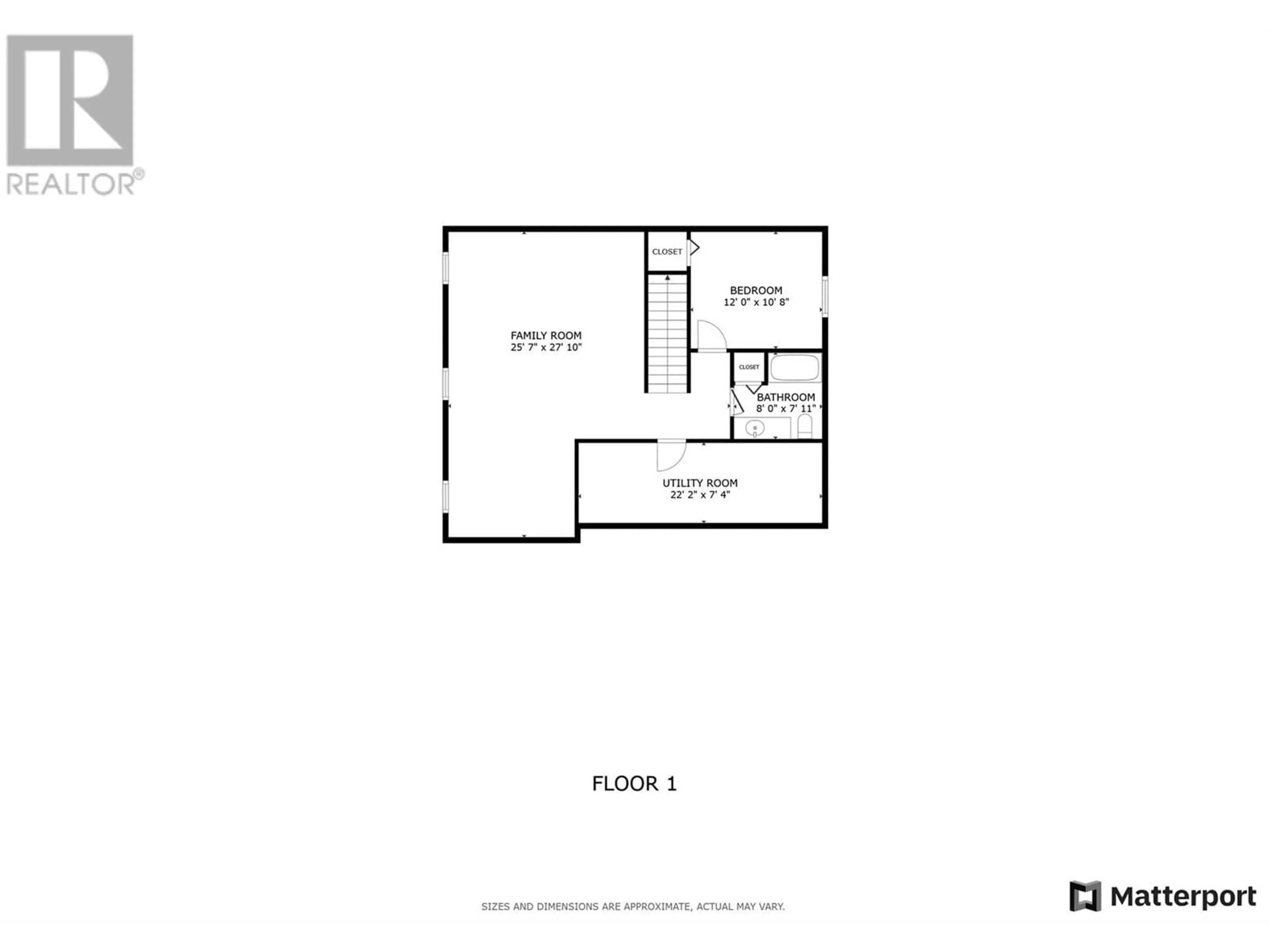 Floor plan for 1828 Split Rail Place, Kelowna British Columbia V1P1R1