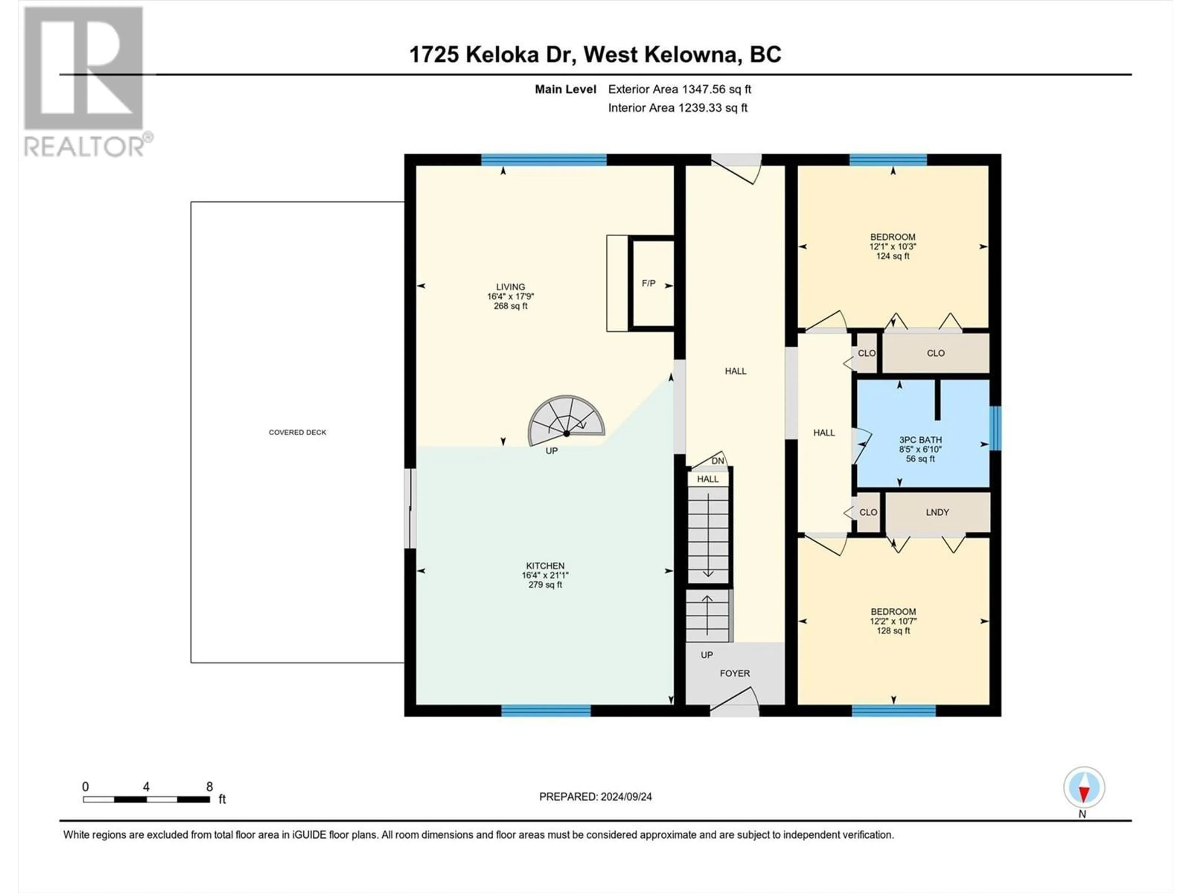 Floor plan for 1725 Keloka Drive, West Kelowna British Columbia V1Z2Y3