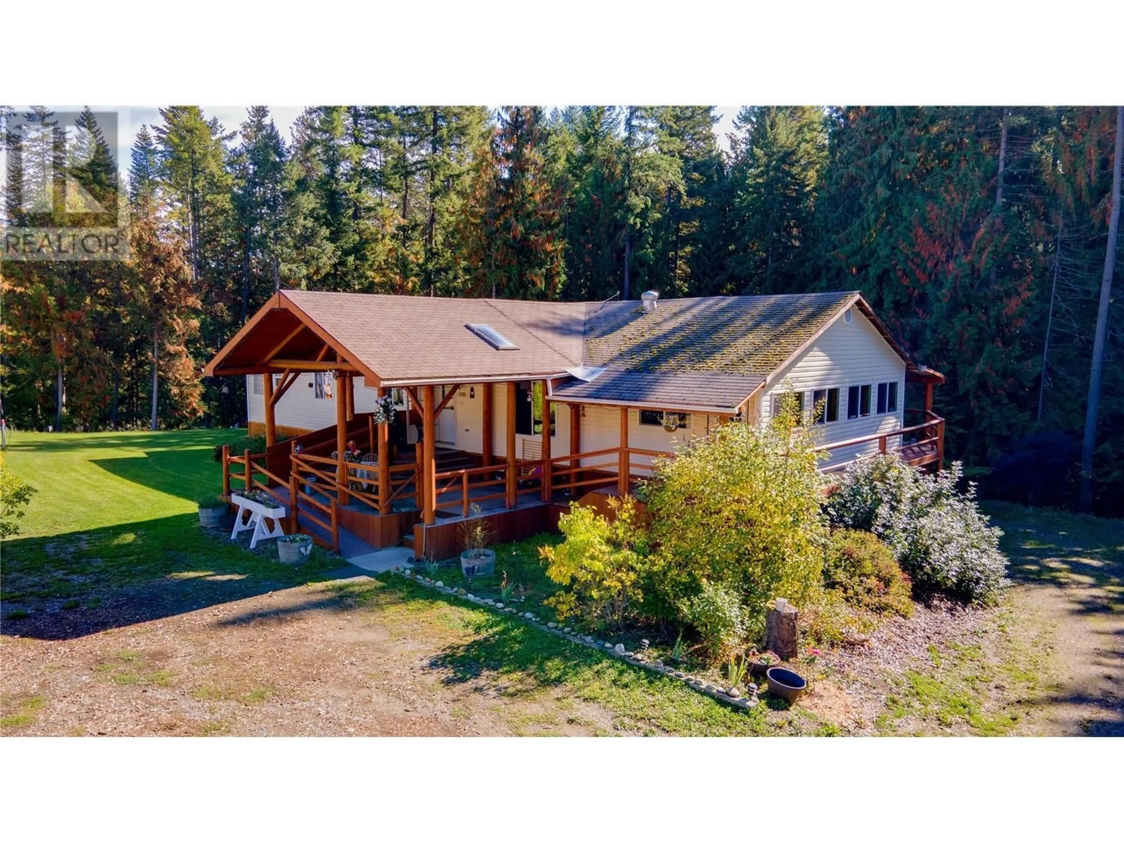 A pic from outside/outdoor area/front of a property/back of a property/a pic from drone, unknown for 2681 Trans Canada Highway, Sorrento British Columbia V0E2W0