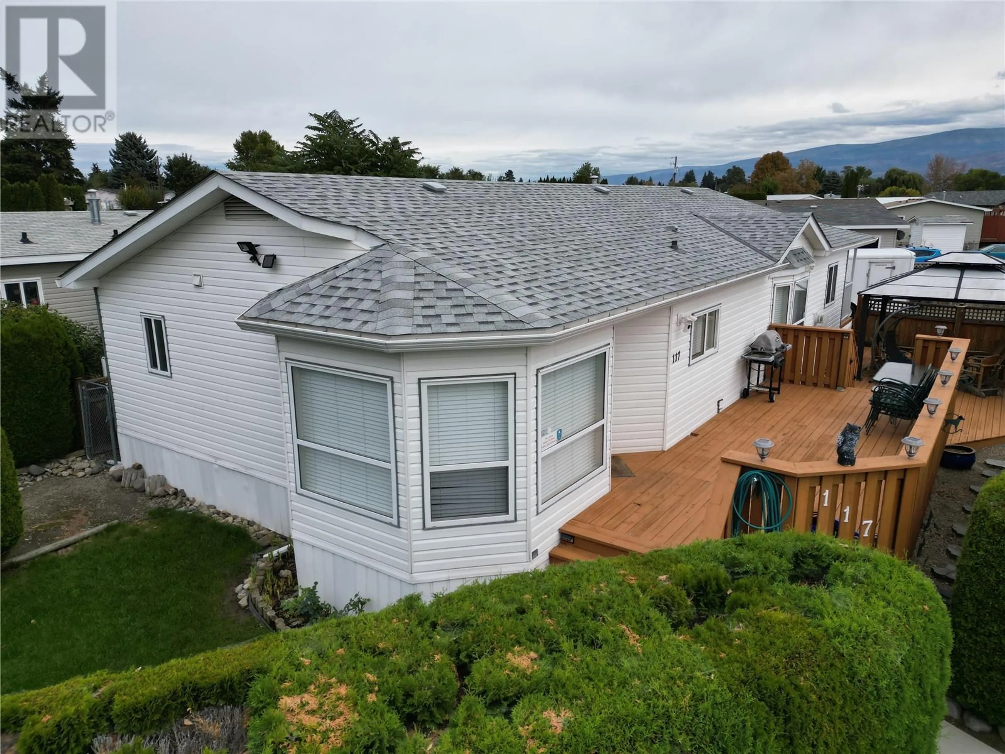 Home with vinyl exterior material, mountain view for 117 - 2035 BOUCHERIE ROAD, Westbank British Columbia V4T1Z7