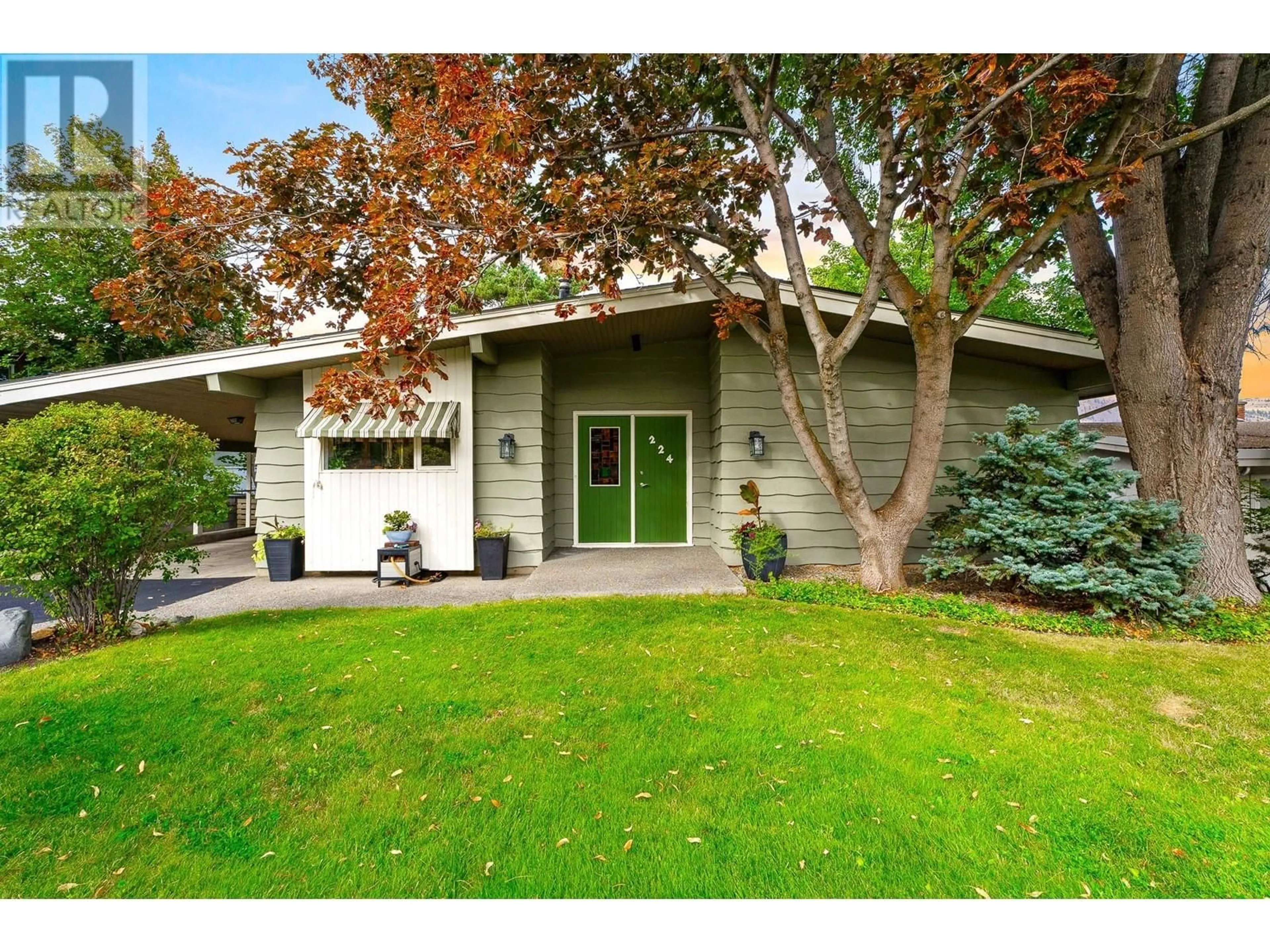 Home with vinyl exterior material, street for 224 GREENSTONE DRIVE, Kamloops British Columbia V2C1N5