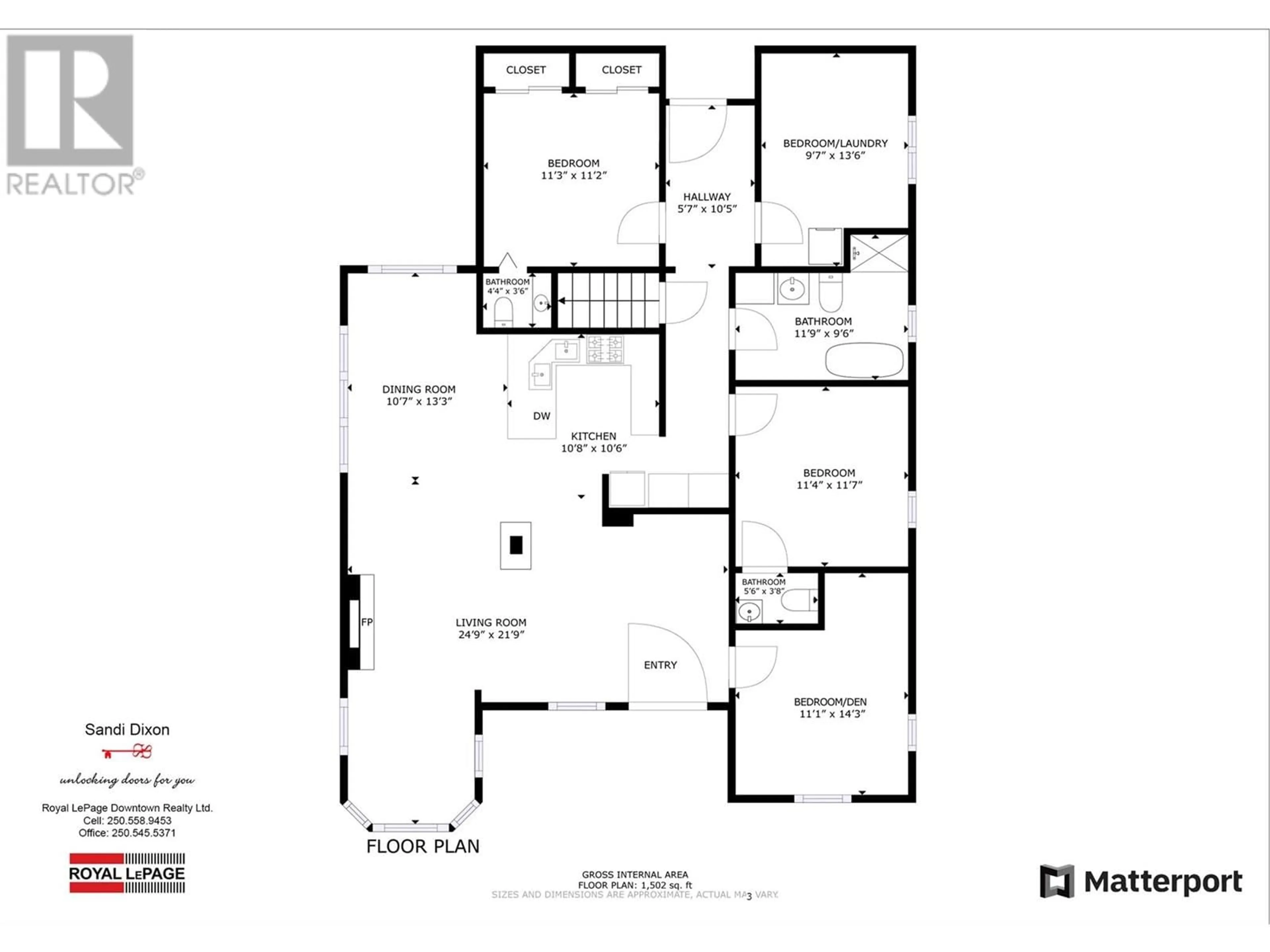 Floor plan for 2905 Rosedale Avenue, Armstrong British Columbia V0E1B1