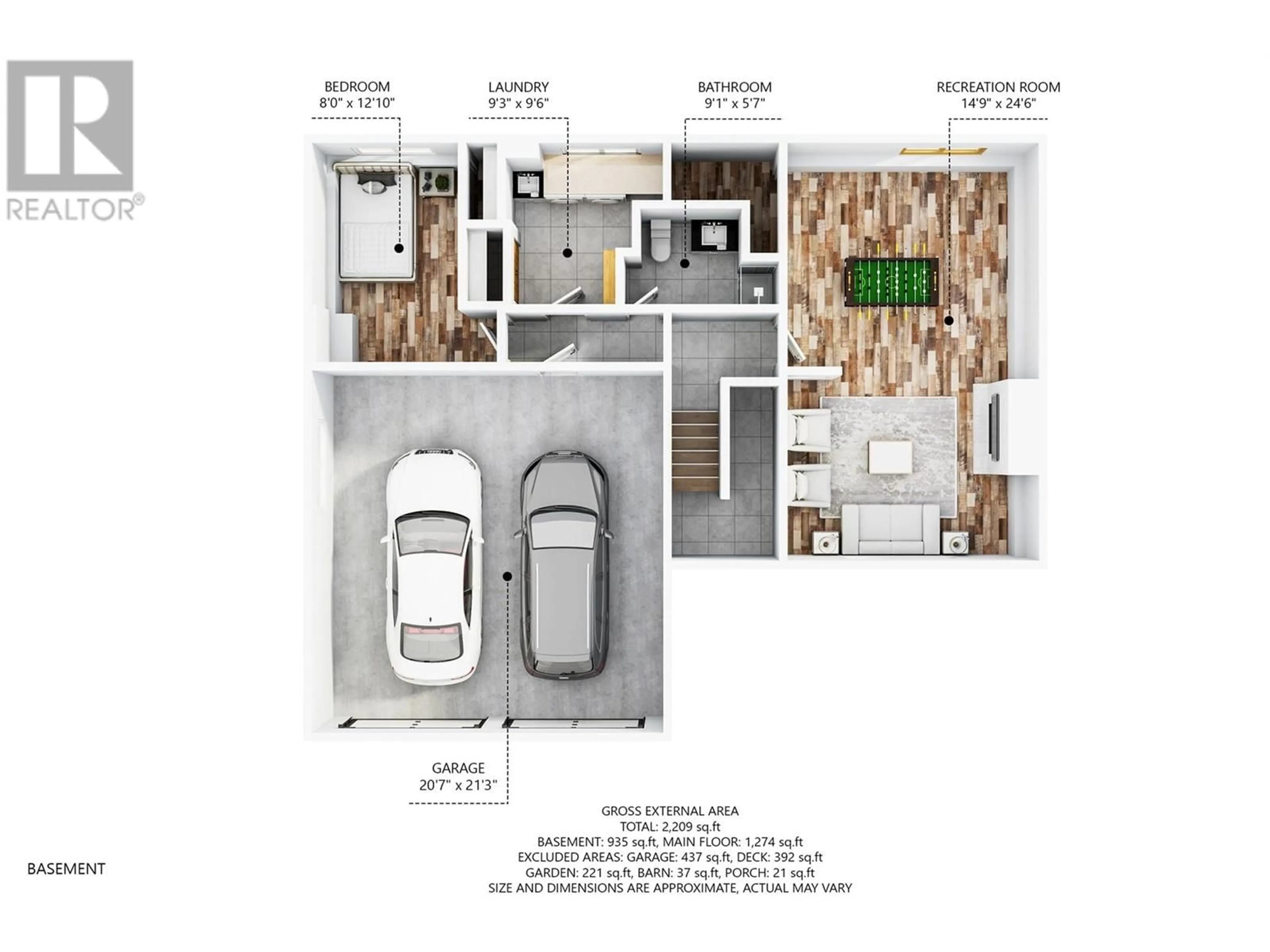 Floor plan for 3402 Sidney Crescent, Armstrong British Columbia V0E1B8