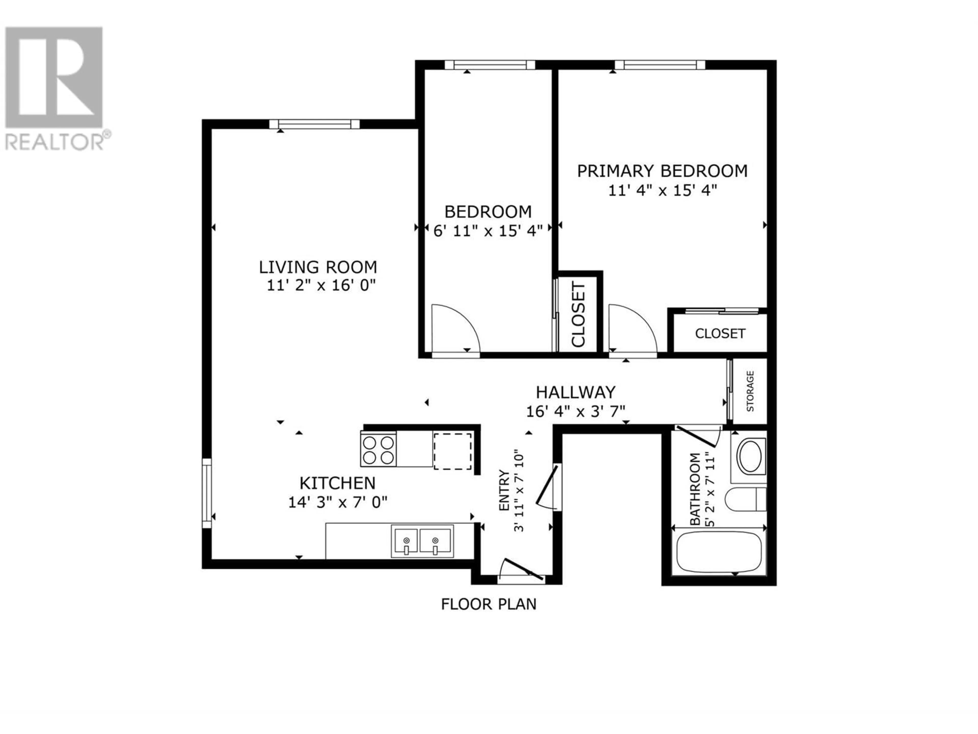 Floor plan for 130 Skaha Place Unit# 105, Penticton British Columbia V2A7J6