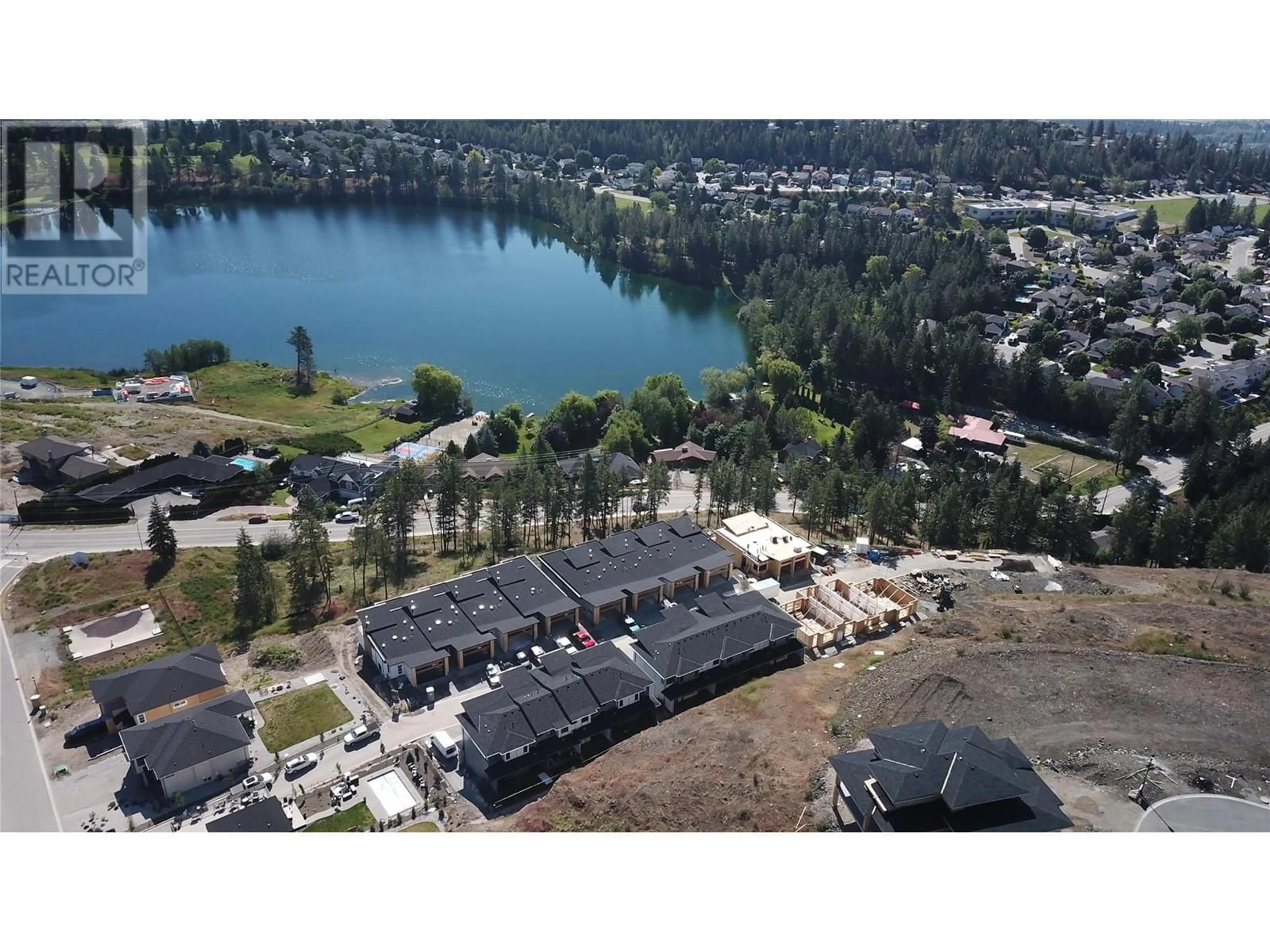 A pic from outside/outdoor area/front of a property/back of a property/a pic from drone, water/lake/river/ocean view for 2835 Canyon Crest Drive Unit# 24, West Kelowna British Columbia V4T0E3