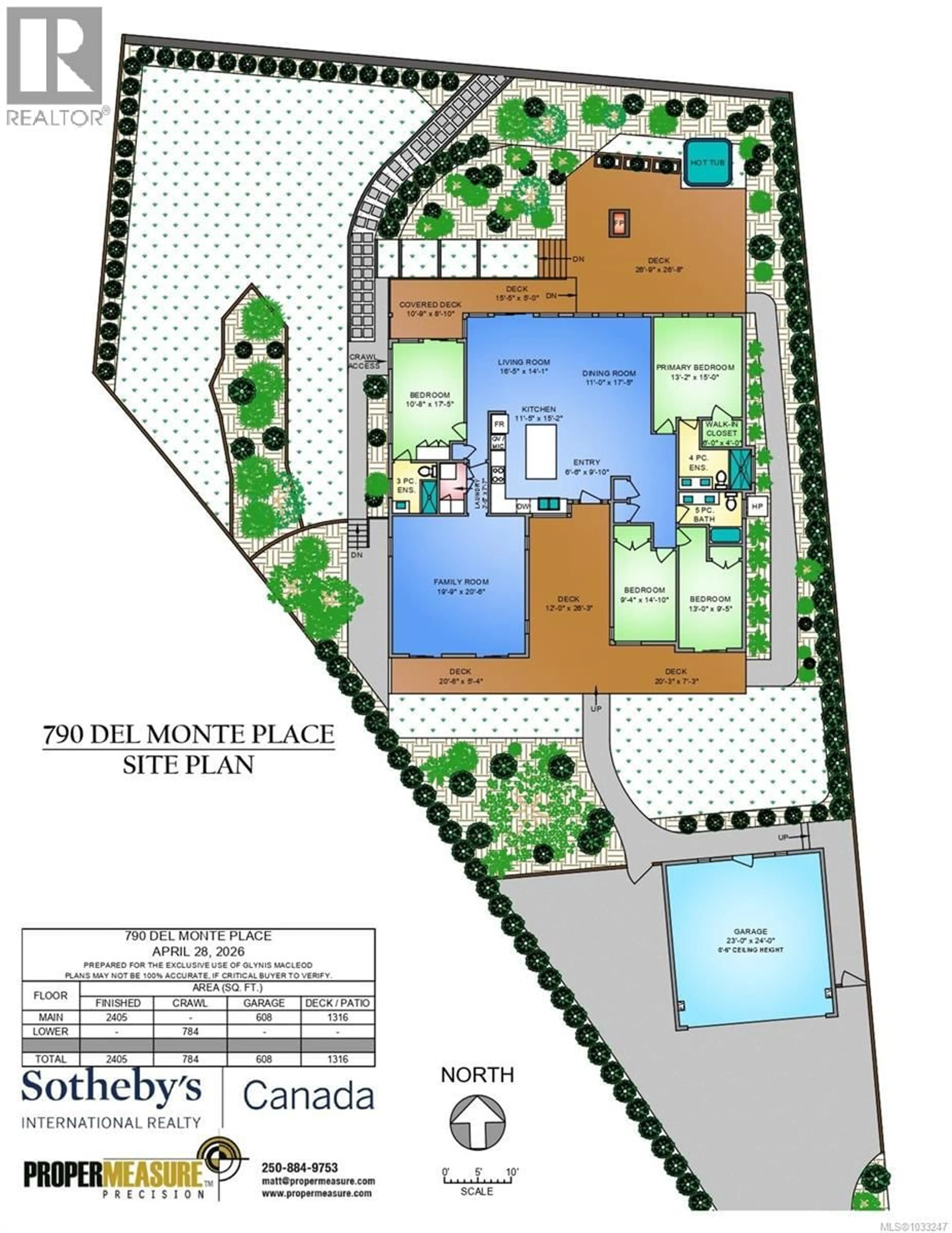 Floor plan for 790 DEL MONTE PLACE, Saanich British Columbia V8Y2W3
