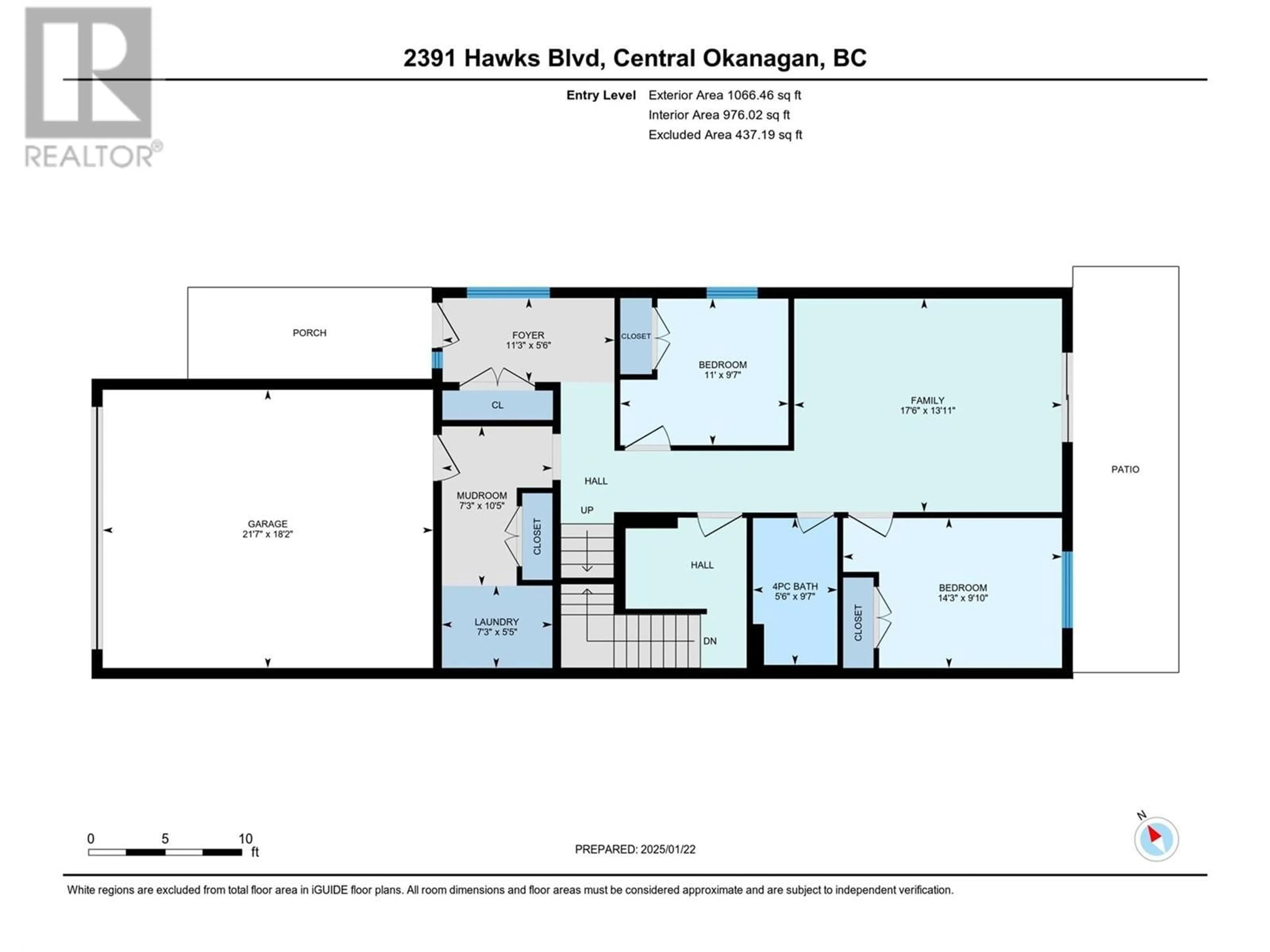 Floor plan for 2391 Hawks Boulevard, West Kelowna British Columbia V4T0A7