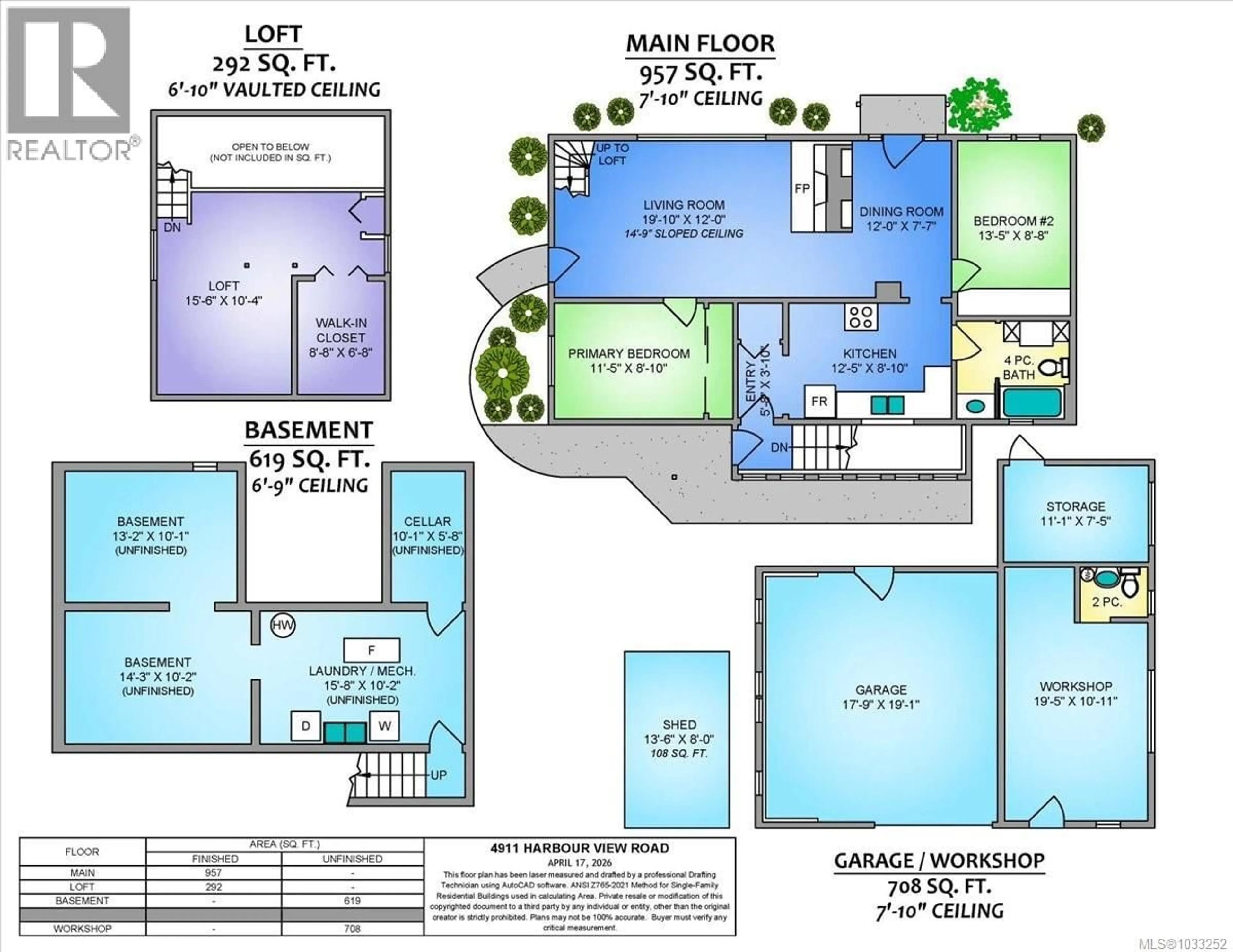 Floor plan for 4911 HARBOUR VIEW ROAD, Ladysmith British Columbia V9G1M7