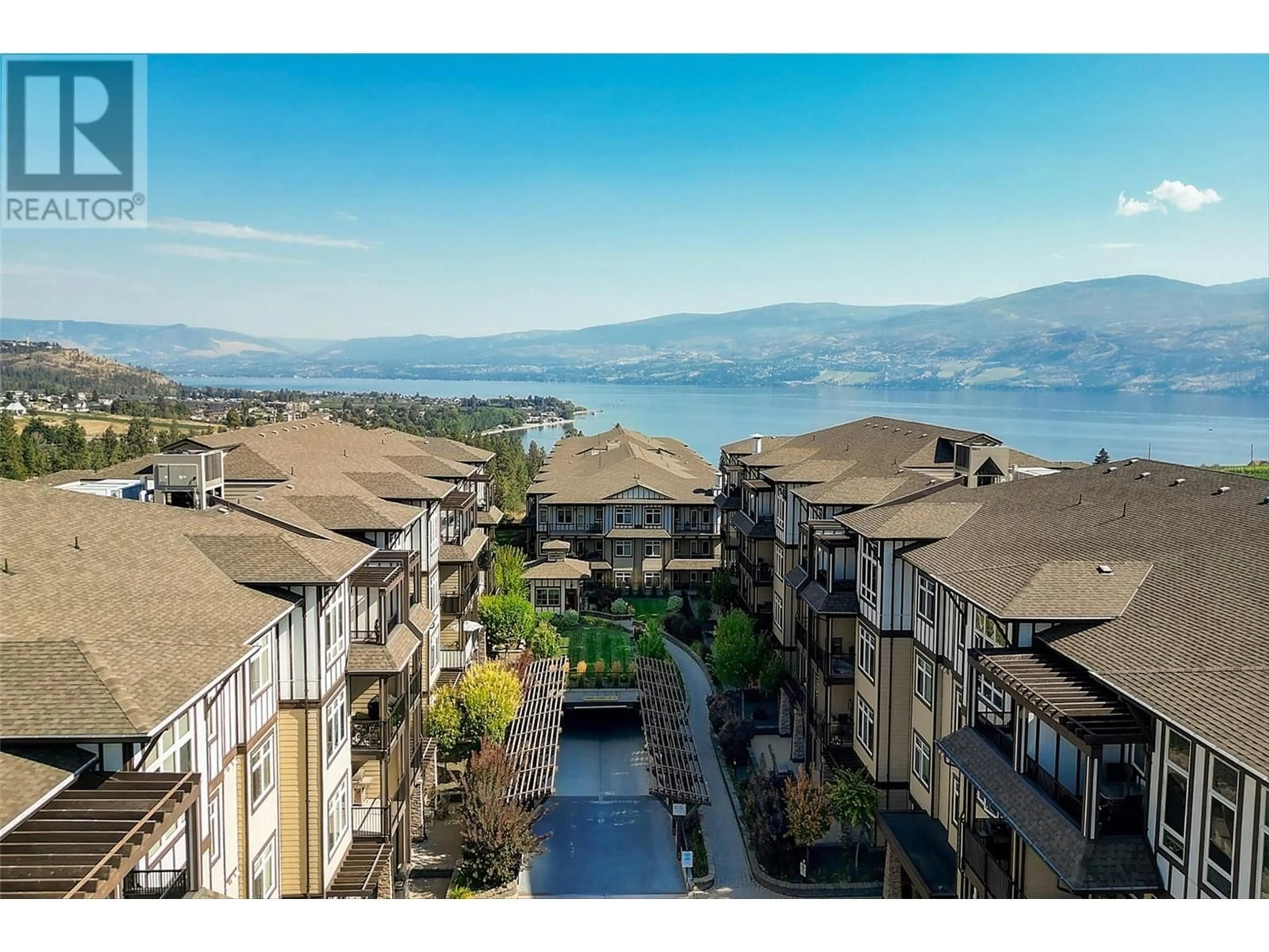 A pic from outside/outdoor area/front of a property/back of a property/a pic from drone, water/lake/river/ocean view for 3842 Old Okanagan Highway Unit# 4405, West Kelowna British Columbia V4T3G7