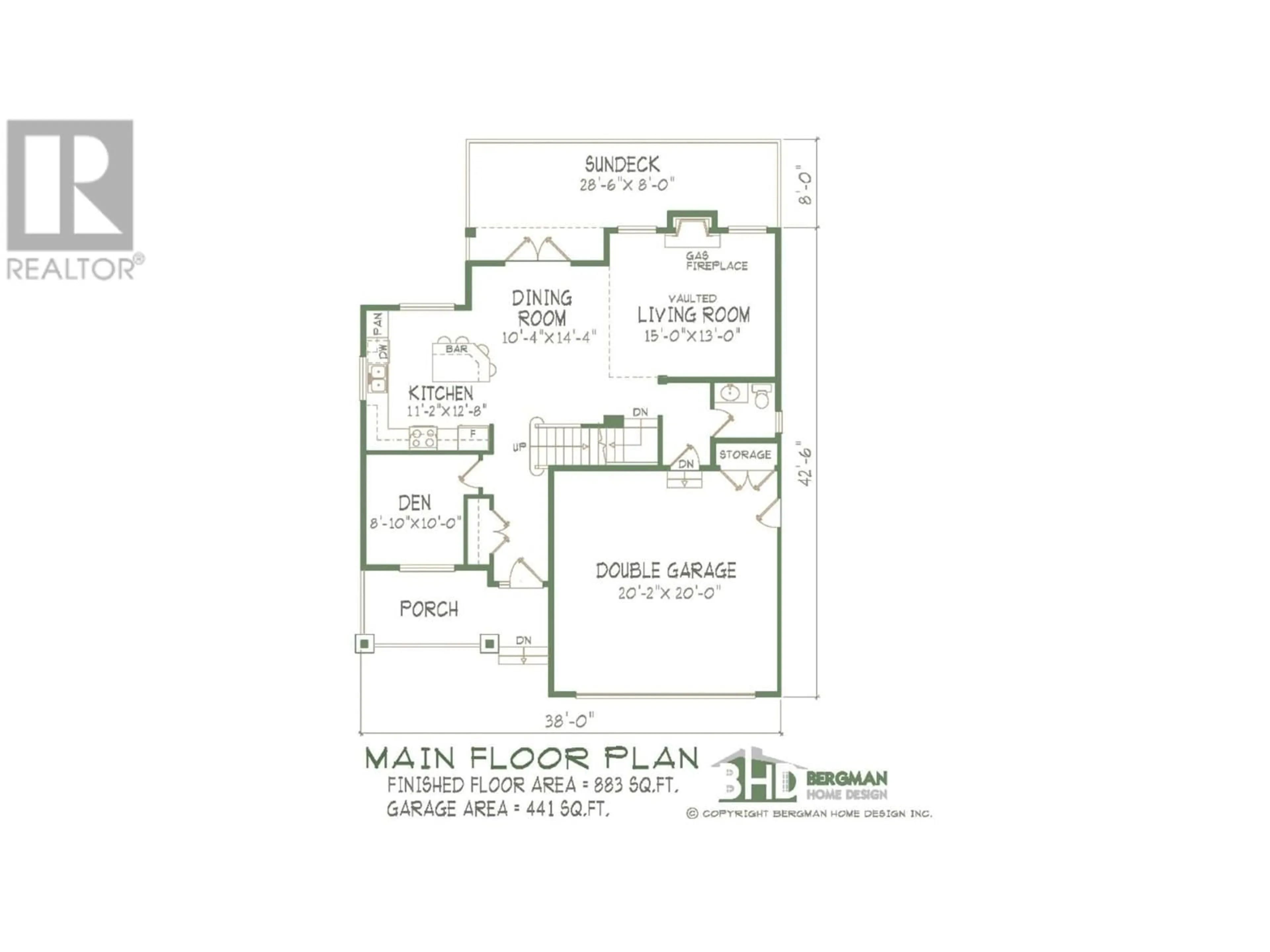 Floor plan for 8759 BADGER Drive, Kamloops British Columbia V2C0B2