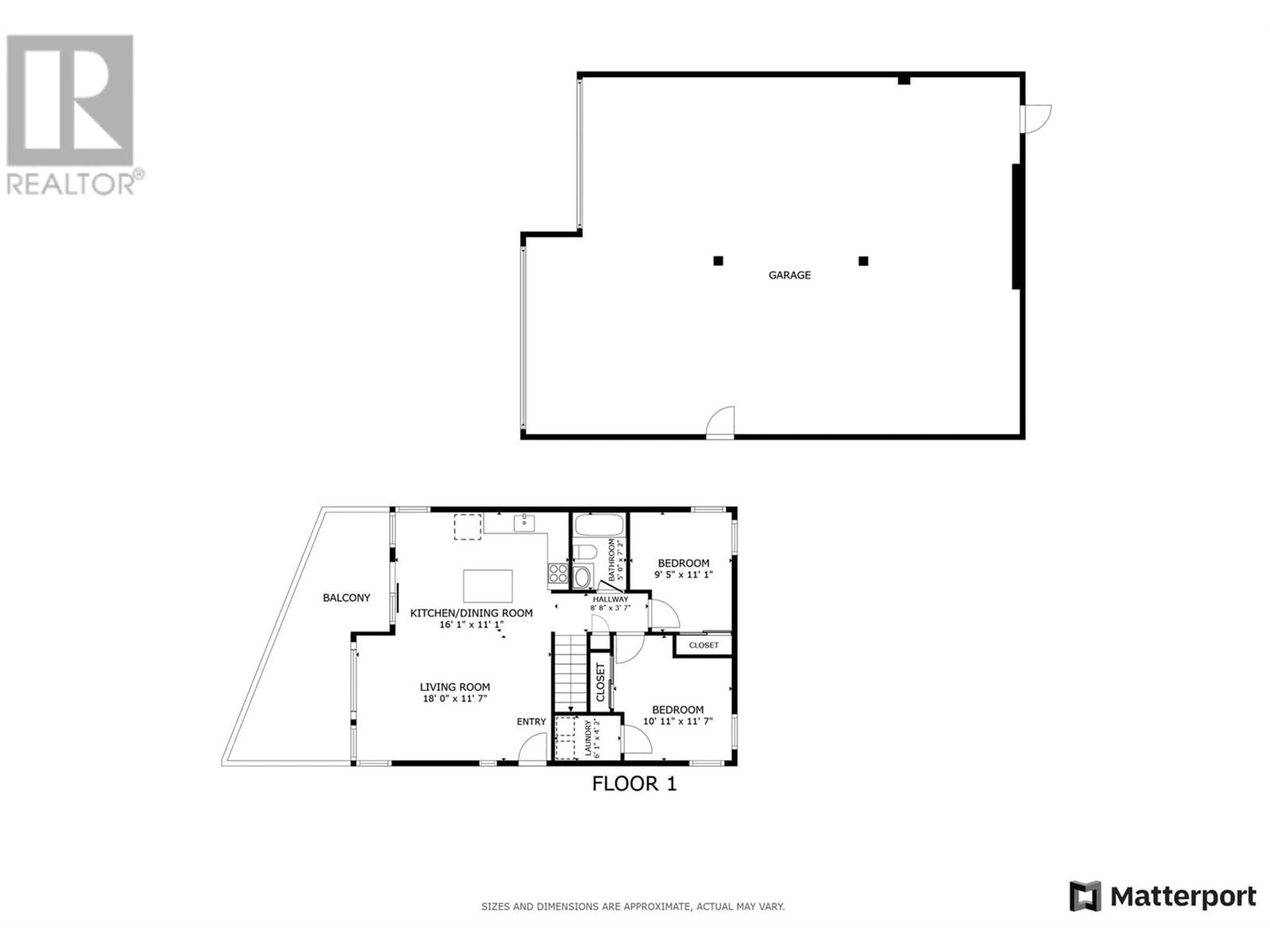 Floor plan for 166 - 6820 SANTIAGO LOOP, Kelowna British Columbia V1Z3R8