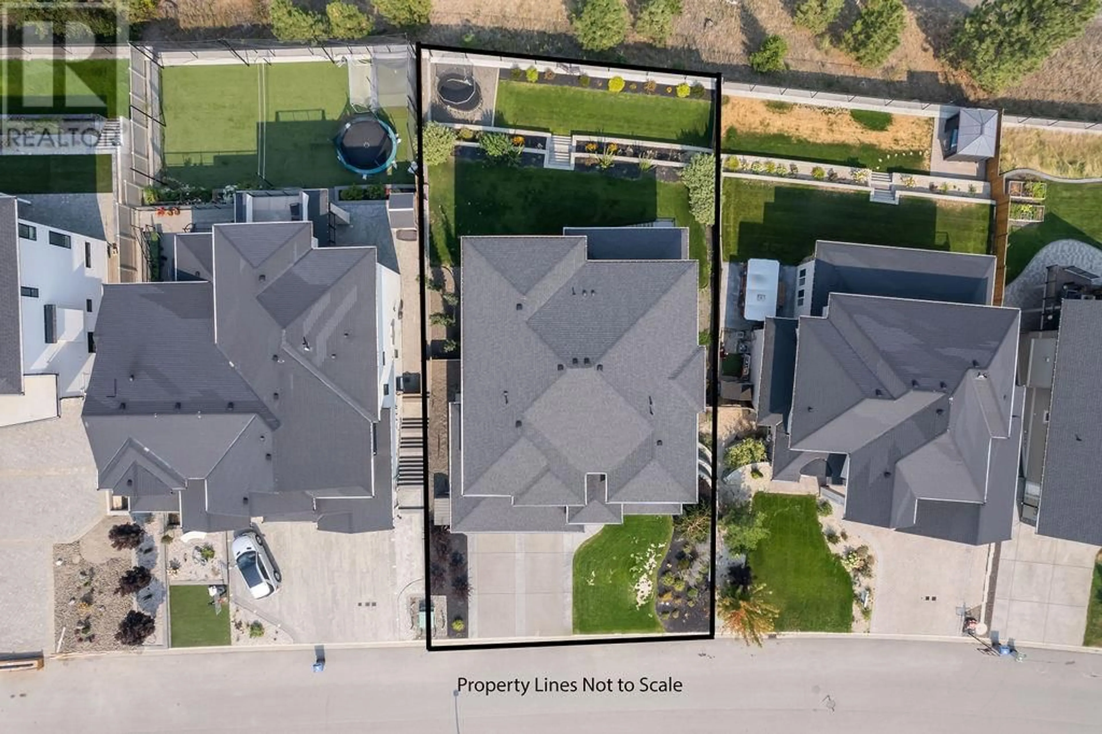 A pic from outside/outdoor area/front of a property/back of a property/a pic from drone, street for 2170 Crosshill Drive, Kamloops British Columbia V1S0C3