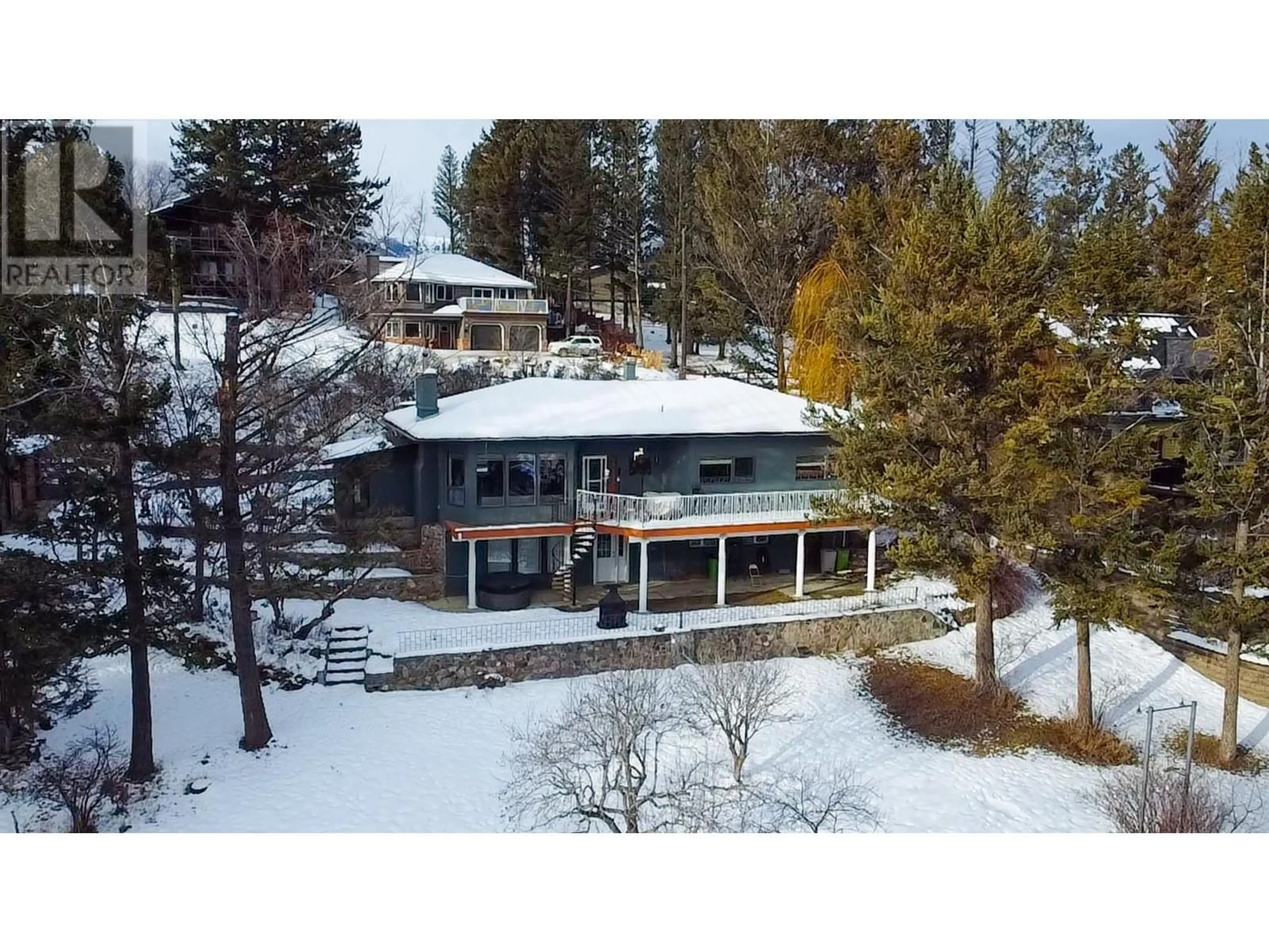 A pic from outside/outdoor area/front of a property/back of a property/a pic from drone, unknown for 1325 12 Avenue, Invermere British Columbia V0A1K0