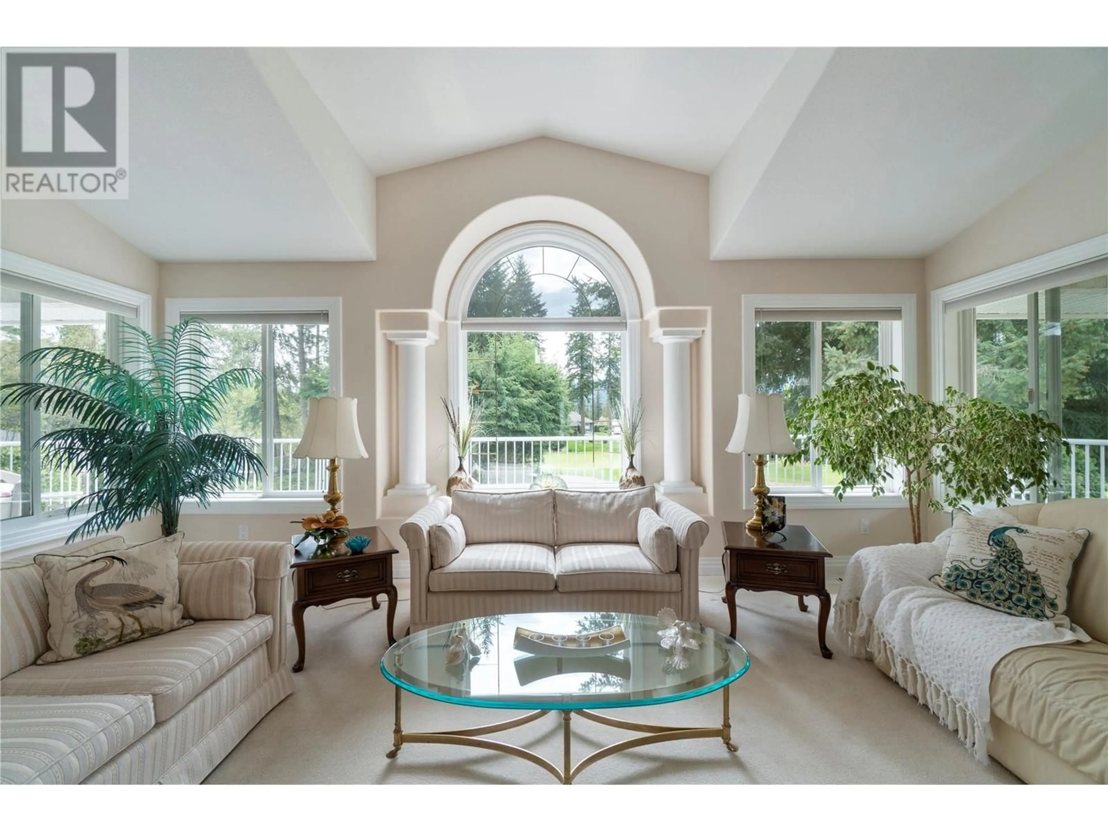 Living room with furniture, ceramic/tile floor for 2602 Golf Course Drive, Blind Bay British Columbia V0E1H2