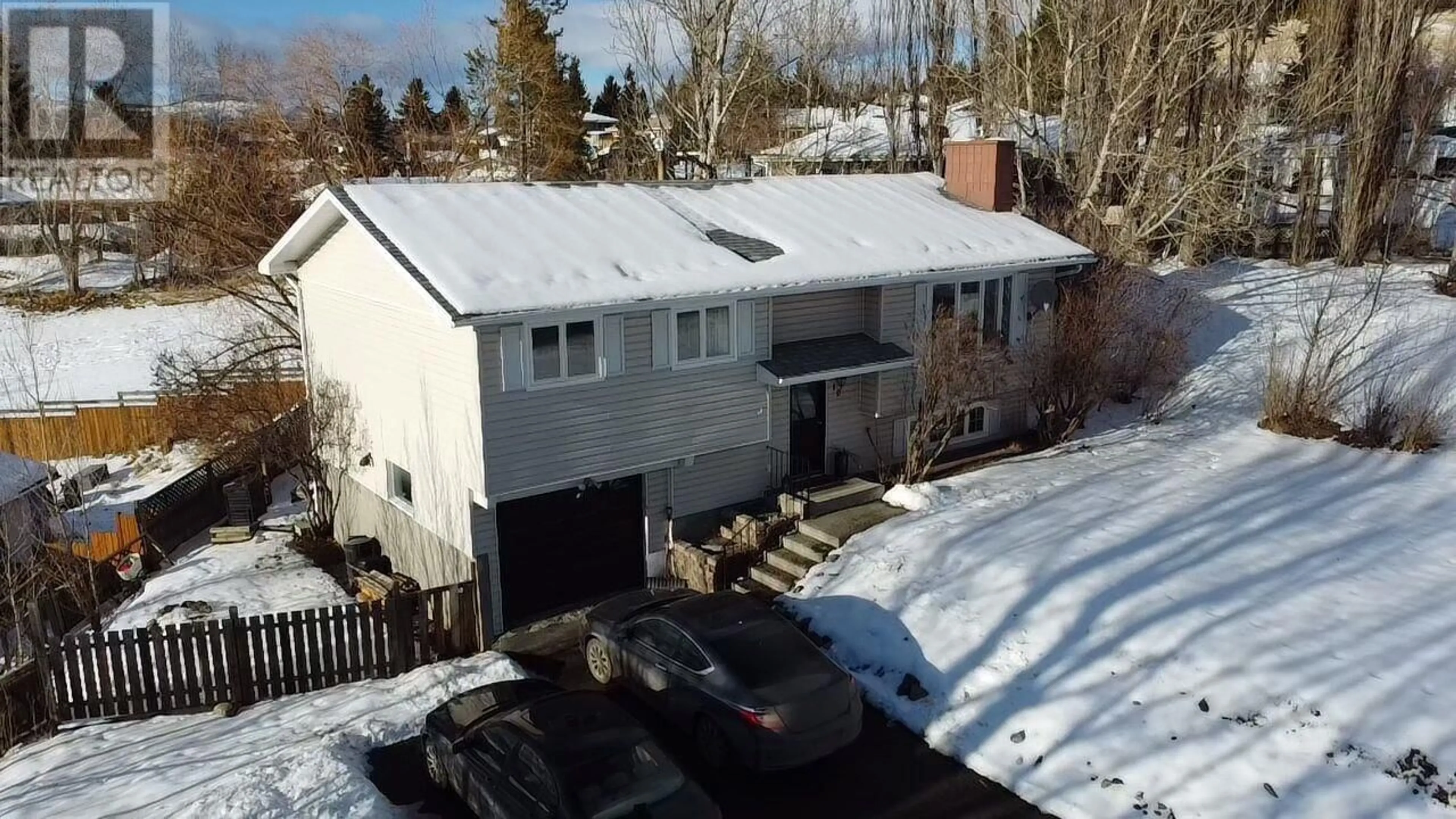 A pic from outside/outdoor area/front of a property/back of a property/a pic from drone, street for 10 Beryl Drive, Logan Lake British Columbia V0K1W0