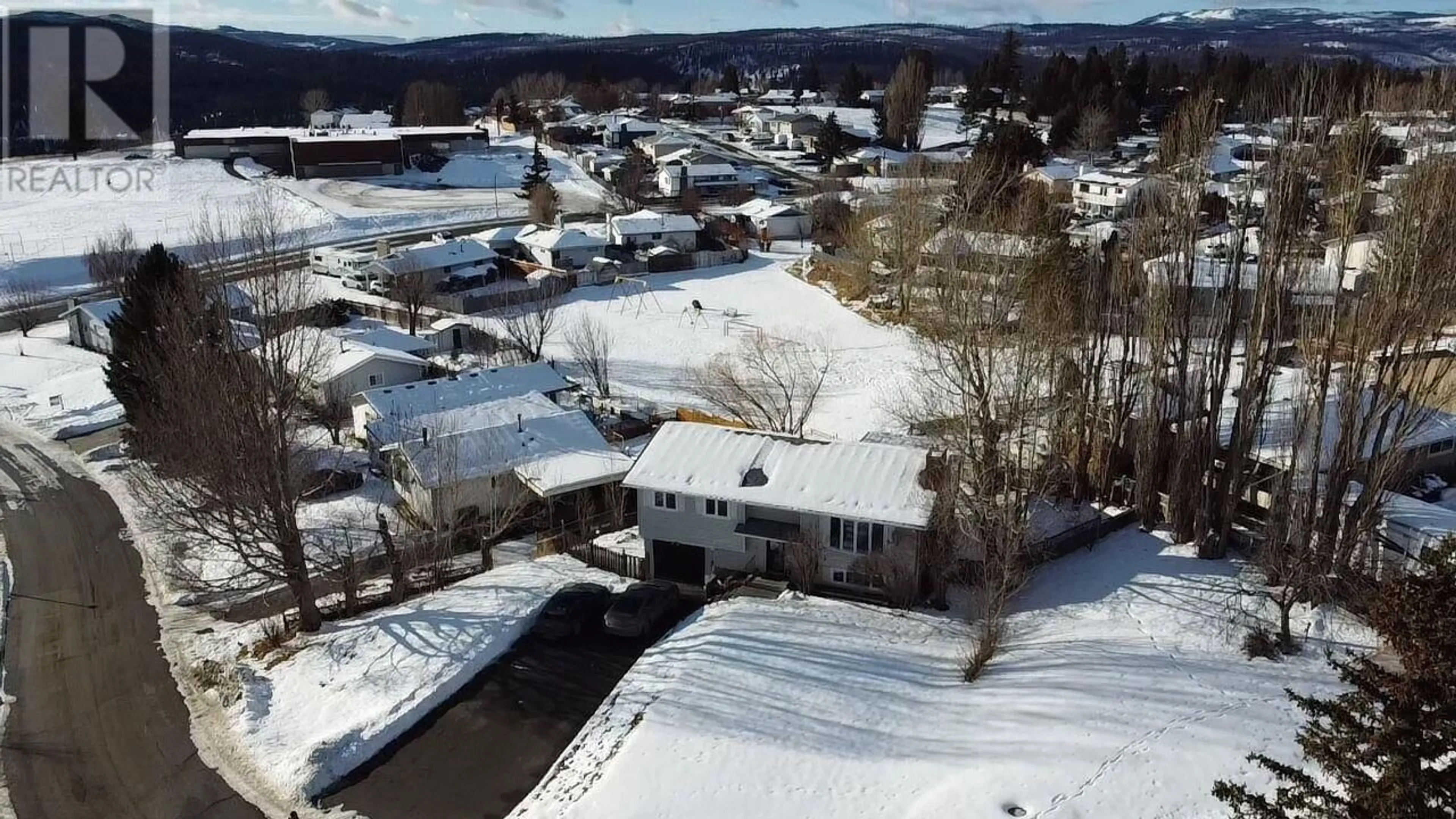 A pic from outside/outdoor area/front of a property/back of a property/a pic from drone, unknown for 10 Beryl Drive, Logan Lake British Columbia V0K1W0