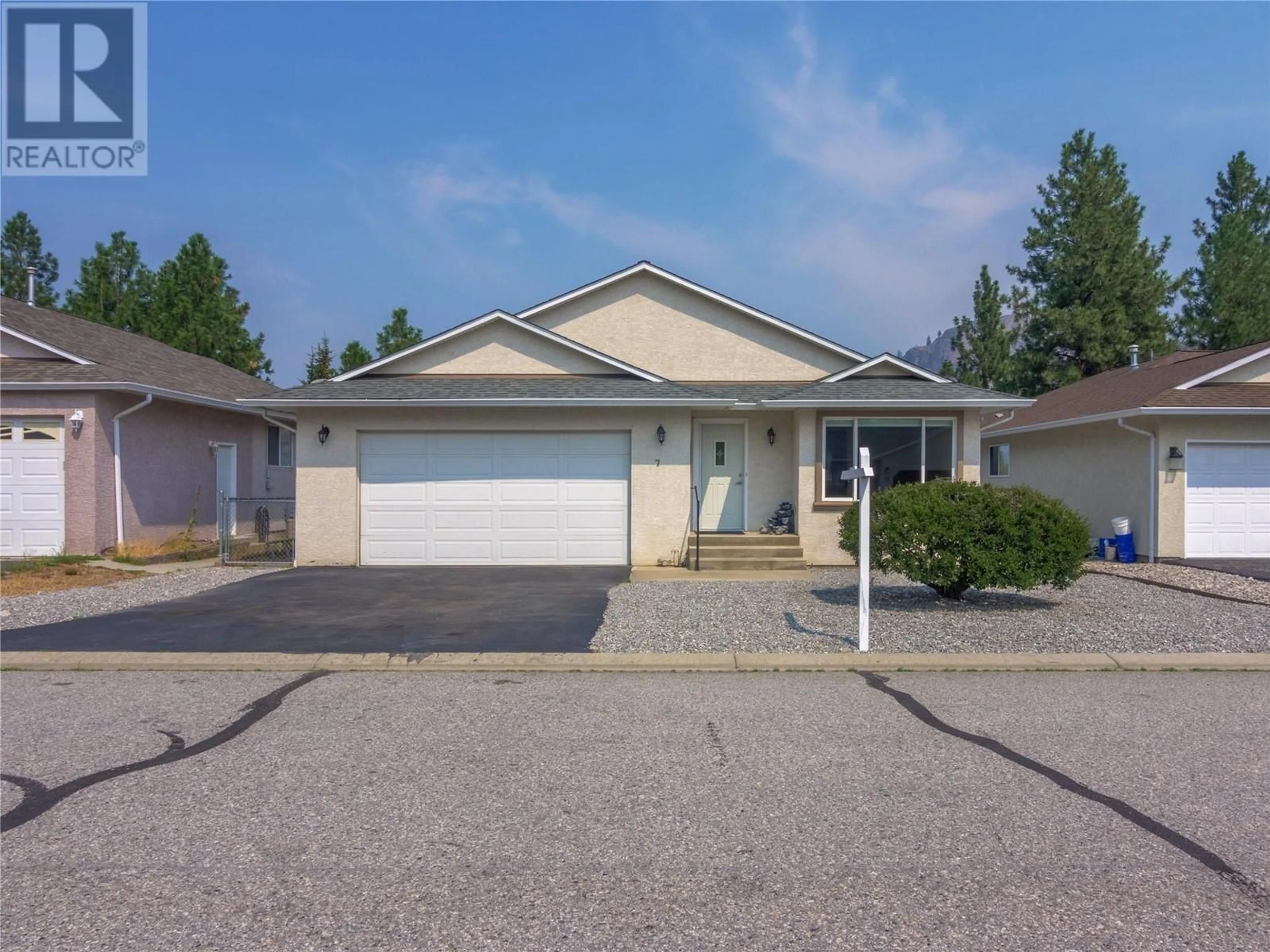 Home with vinyl exterior material, street for 1840 Oliver Ranch Road Unit# 7, Okanagan Falls British Columbia V0H1R2