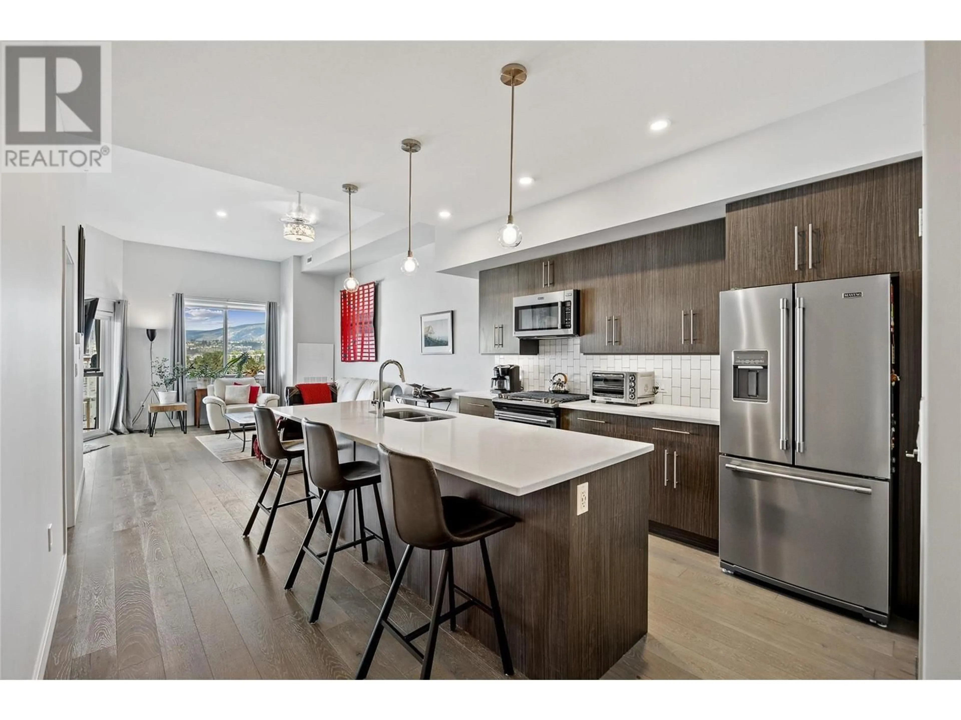 Open concept kitchen, unknown for 3630 Mission Springs Drive Unit# 602, Kelowna British Columbia V1W0B2