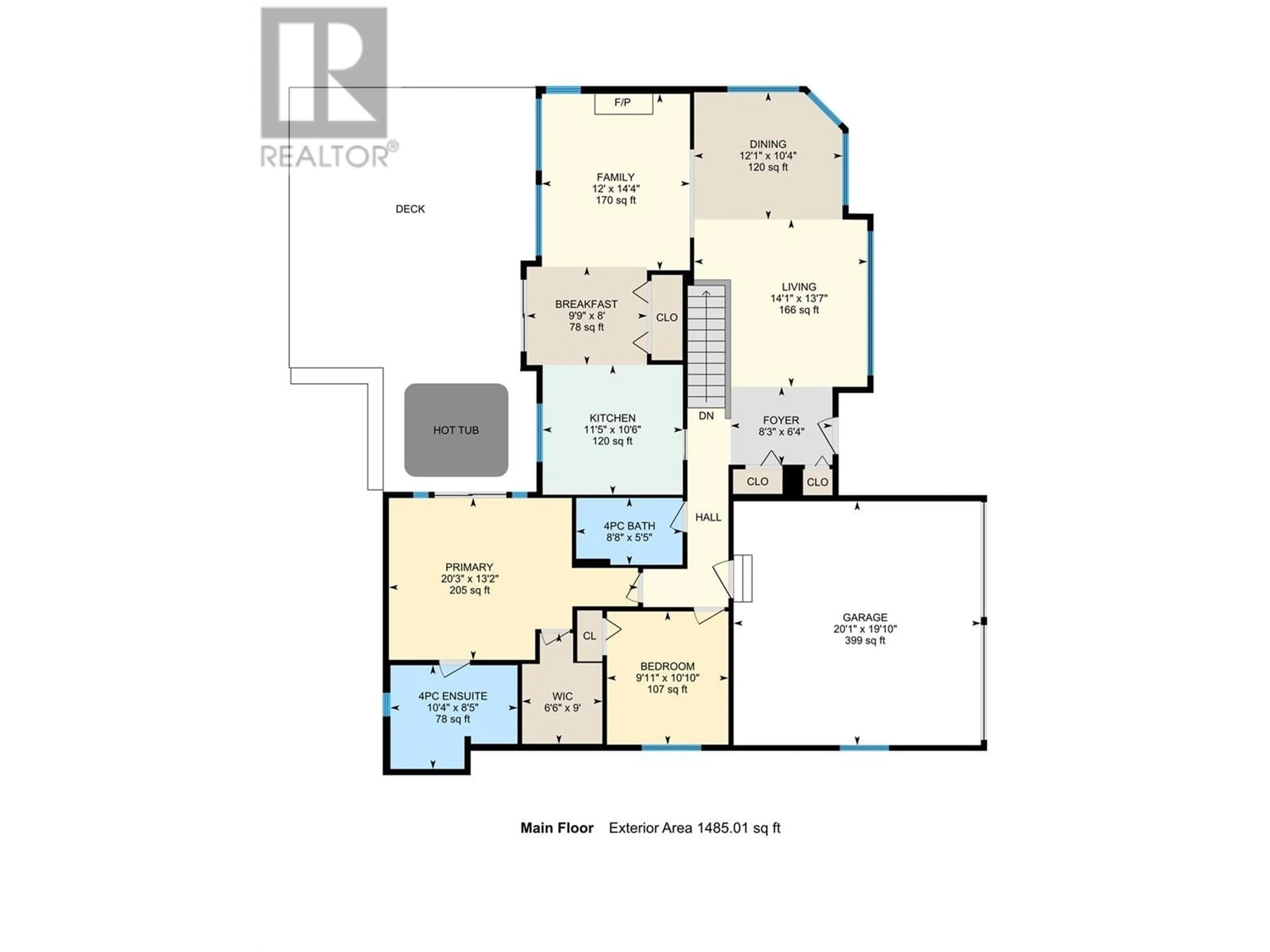 Floor plan for 11888 Lambert Drive, Coldstream British Columbia V1B2P4