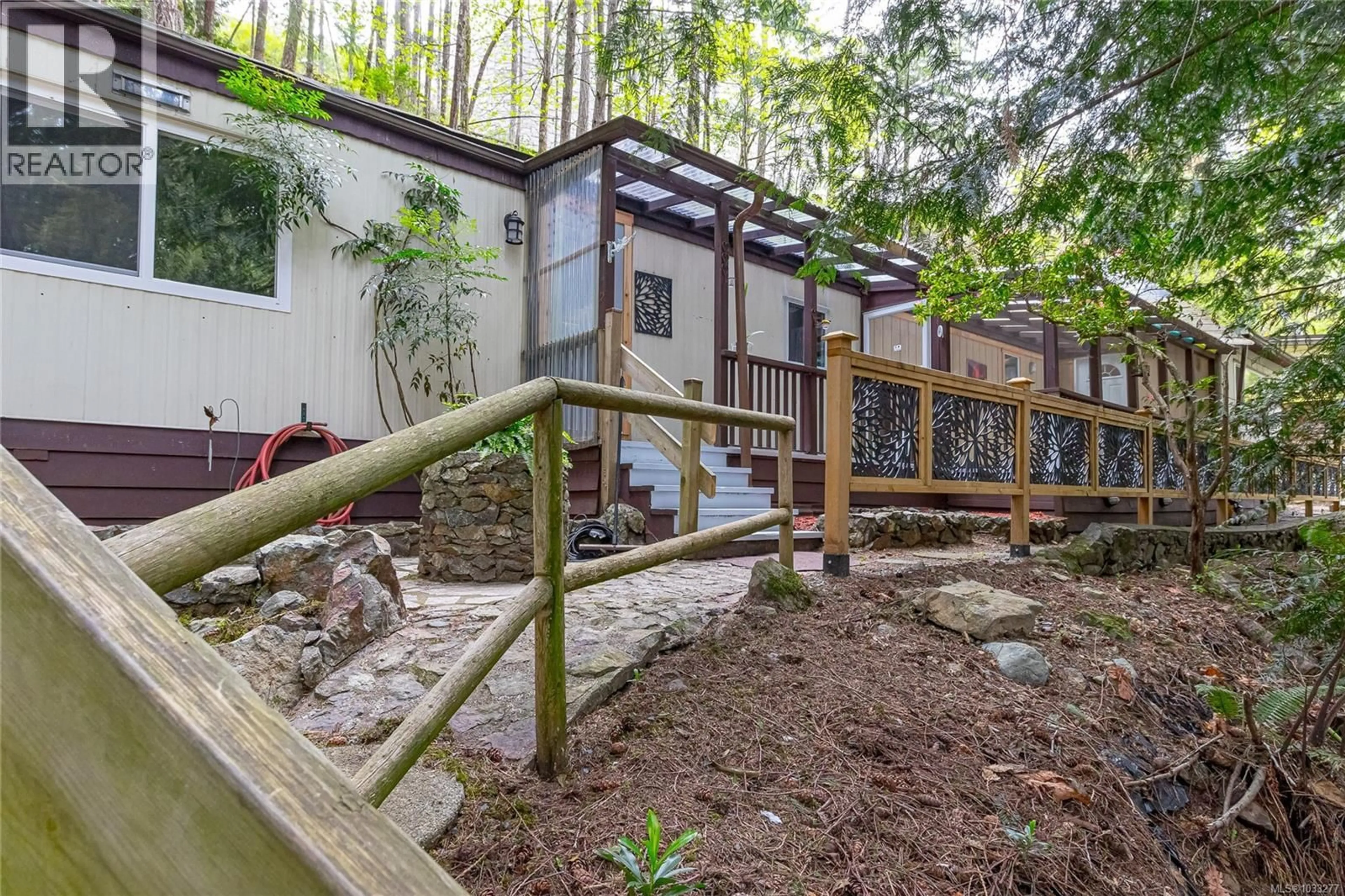 Patio, forest/trees view for 130 - 2500 FLORENCE LAKE ROAD, Langford British Columbia V9B4H2