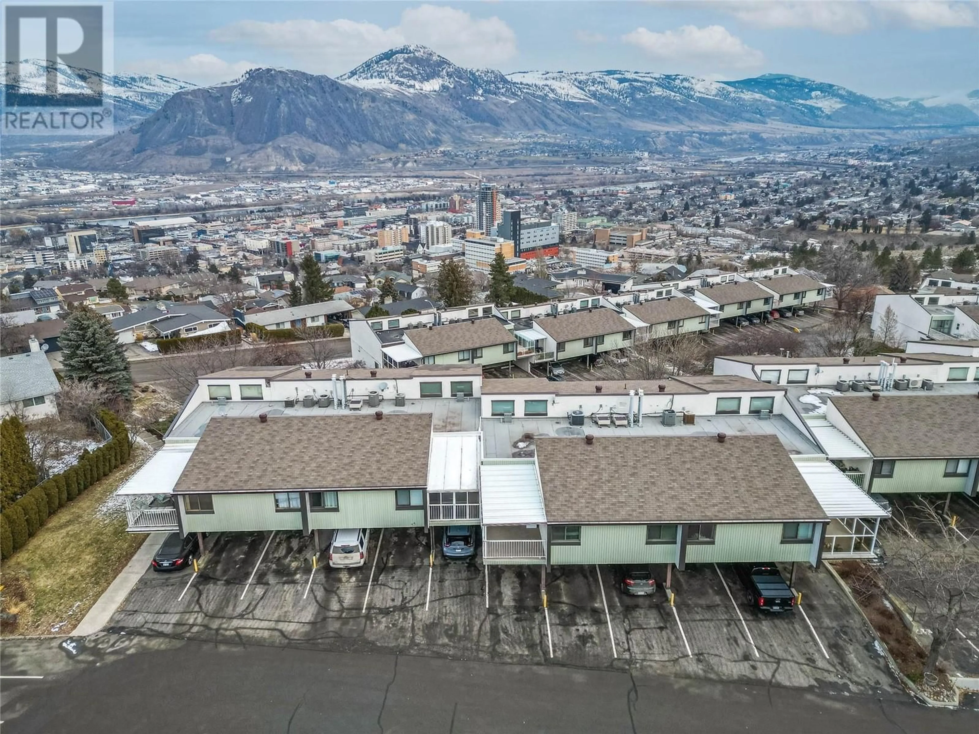 A pic from outside/outdoor area/front of a property/back of a property/a pic from drone, mountain view for 137 McGill Road Unit# 88, Kamloops British Columbia V2C1N7