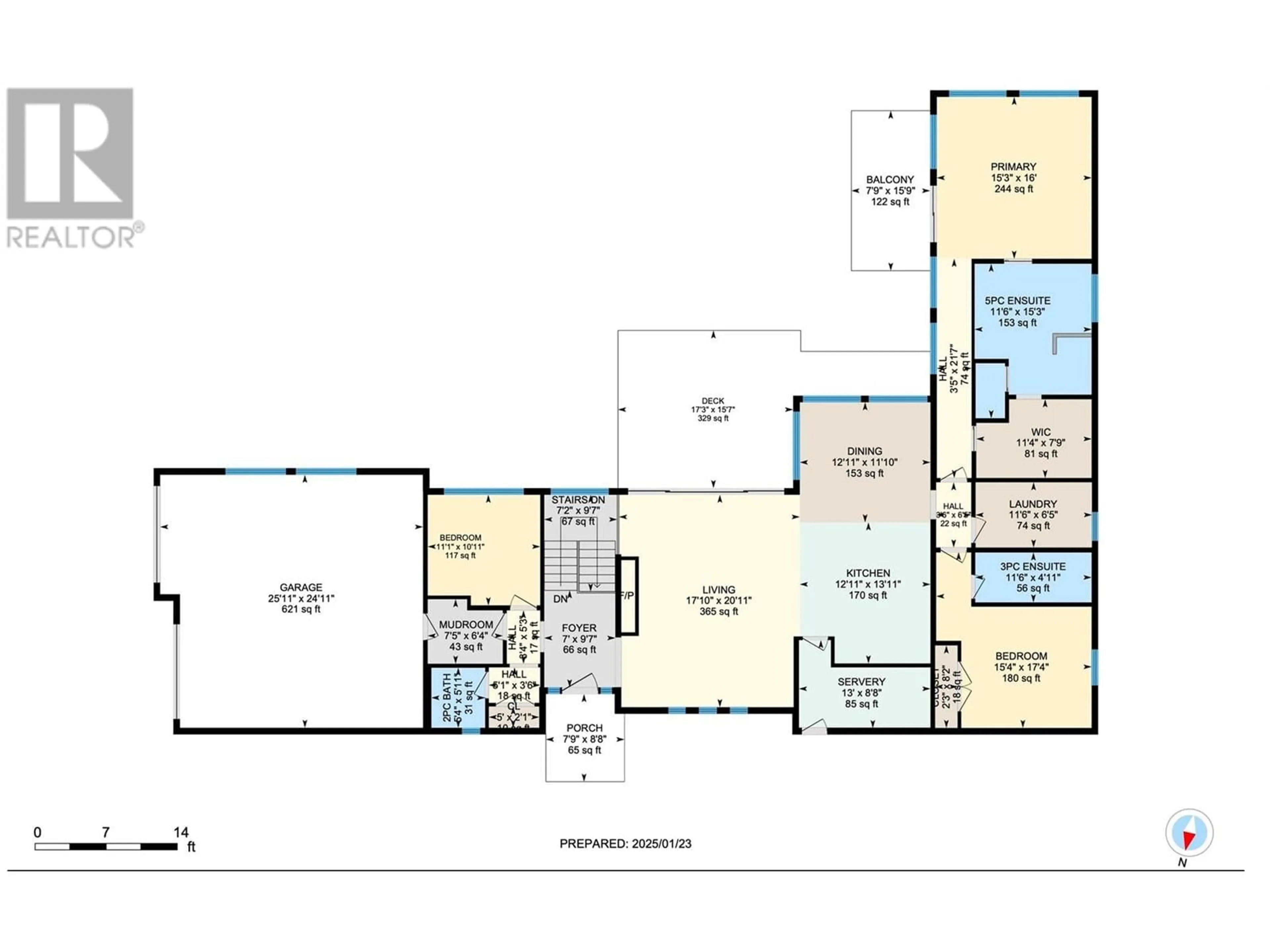 Floor plan for 3276 Vineyard View, West Kelowna British Columbia V4T3M3