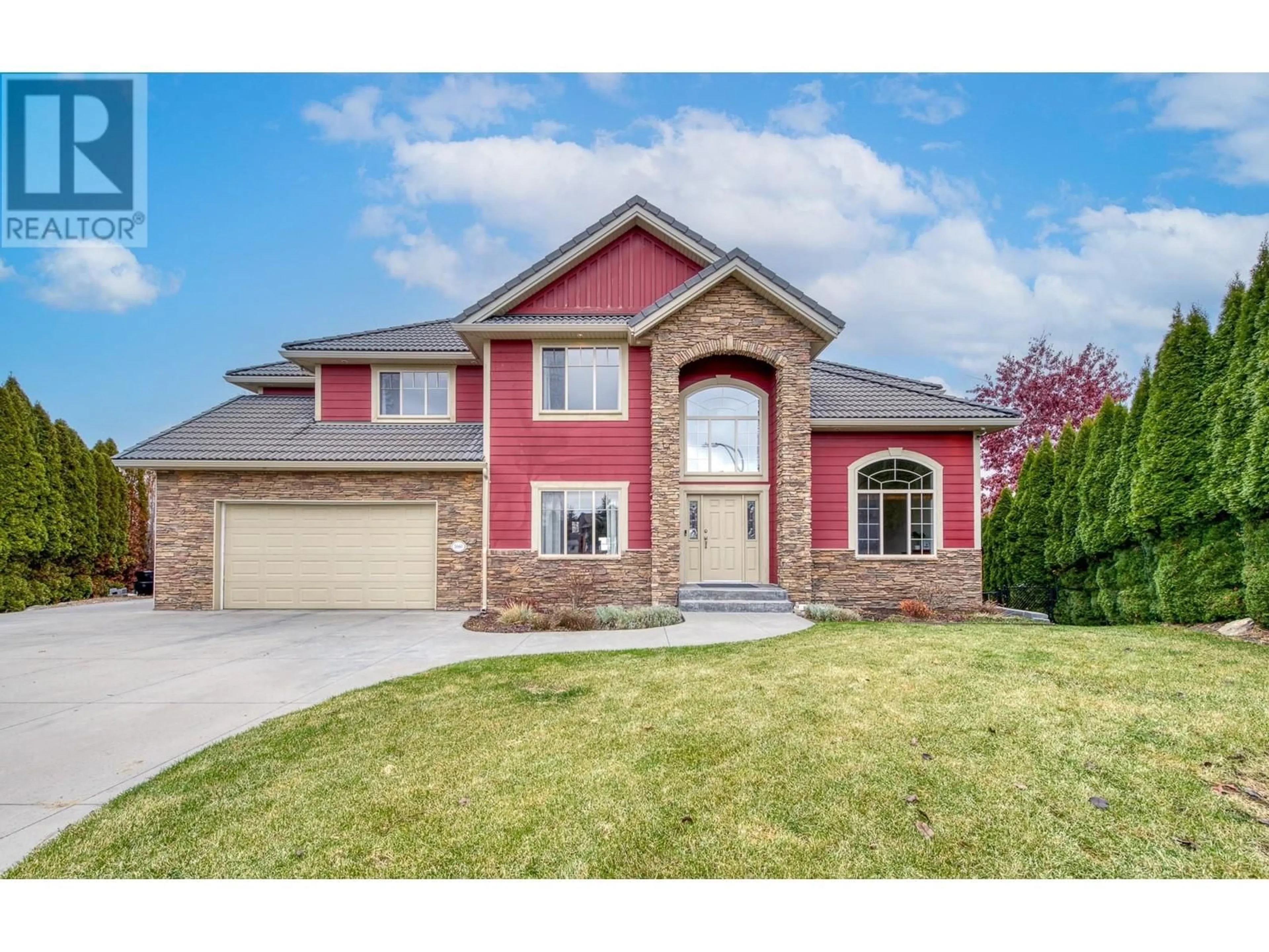 Home with brick exterior material, street for 1660 Elridge Court, Kelowna British Columbia V1W2Z9