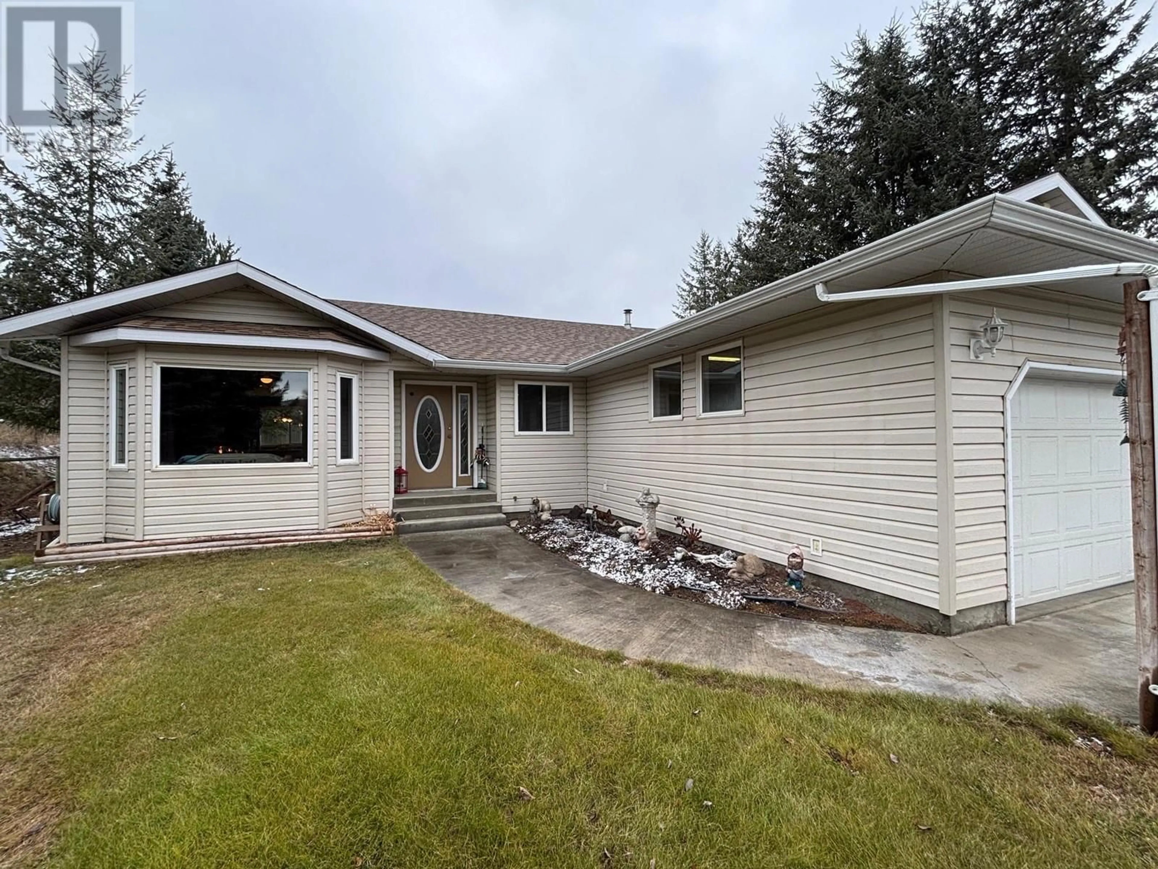 A pic from outside/outdoor area/front of a property/back of a property/a pic from drone, street for 3450 Kettle Valley Road East Road, Rock Creek British Columbia V0H1Y0